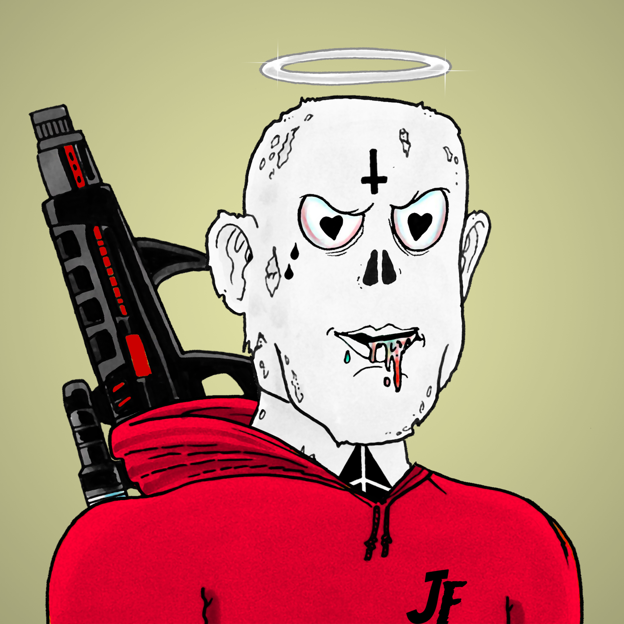 George Trosley - Jungle Freaks - Jungle Freak 6172 - NFT # 6172