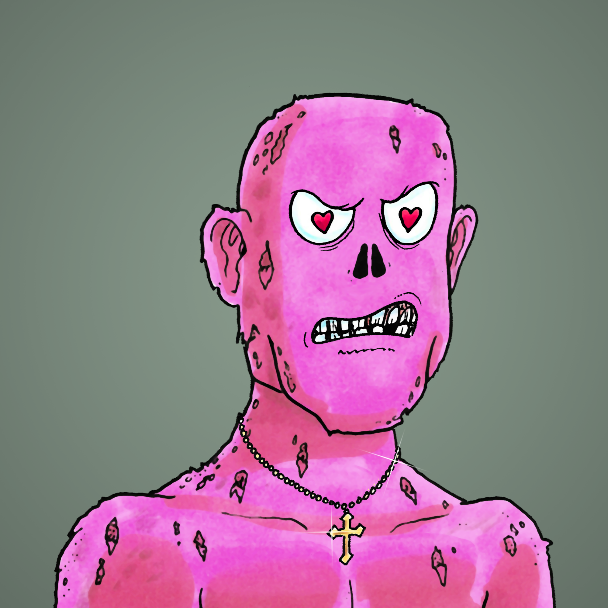 George Trosley - Jungle Freaks - Jungle Freak 6174 - NFT # 6174