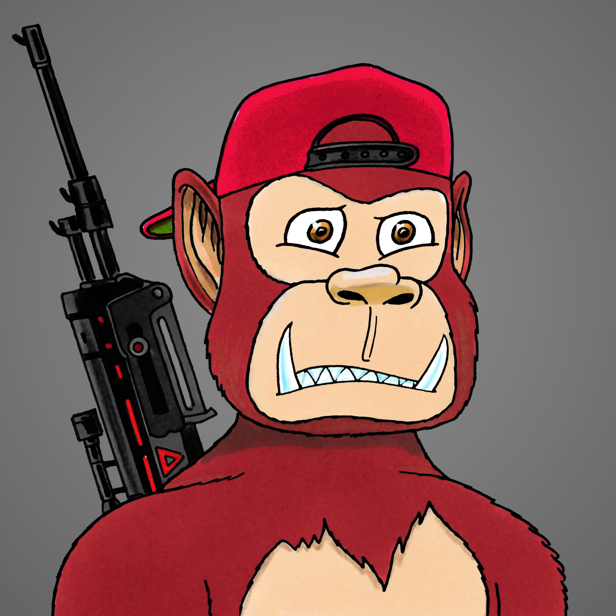 George Trosley - Jungle Freaks - Jungle Freak 618 - NFT # 618