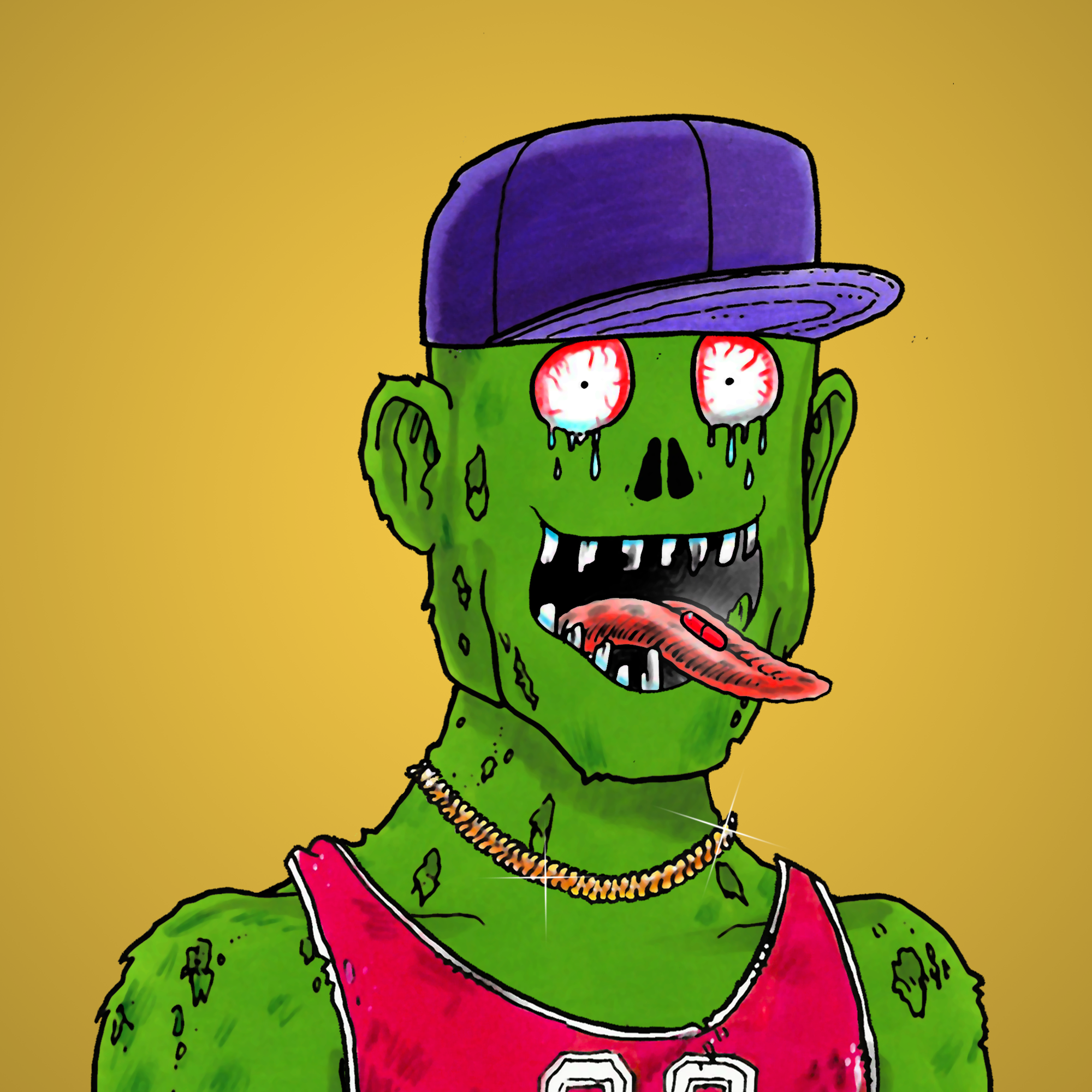 George Trosley - Jungle Freaks - Jungle Freak 6187 - NFT # 6187