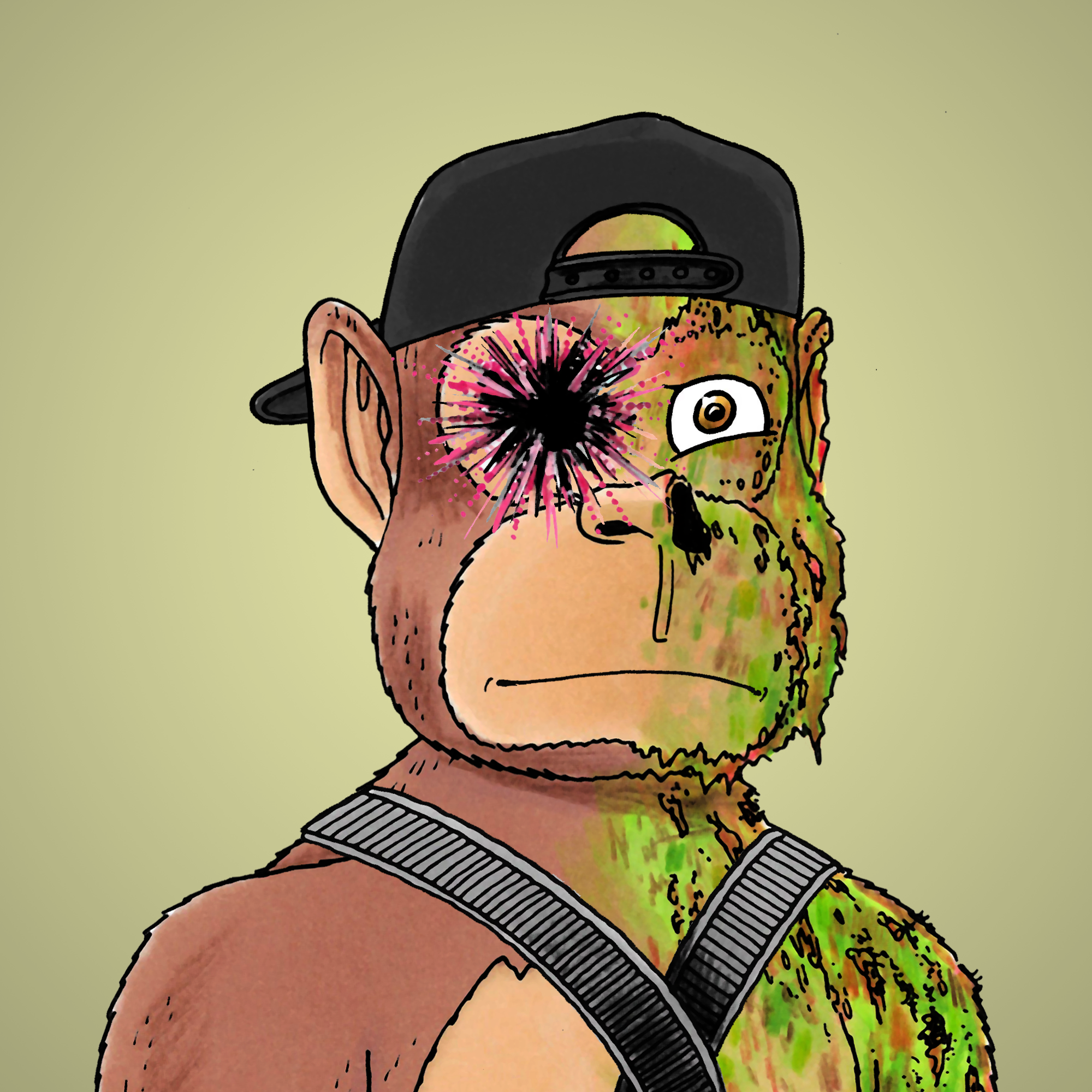 George Trosley - Jungle Freaks - Jungle Freak 6188 - NFT # 6188