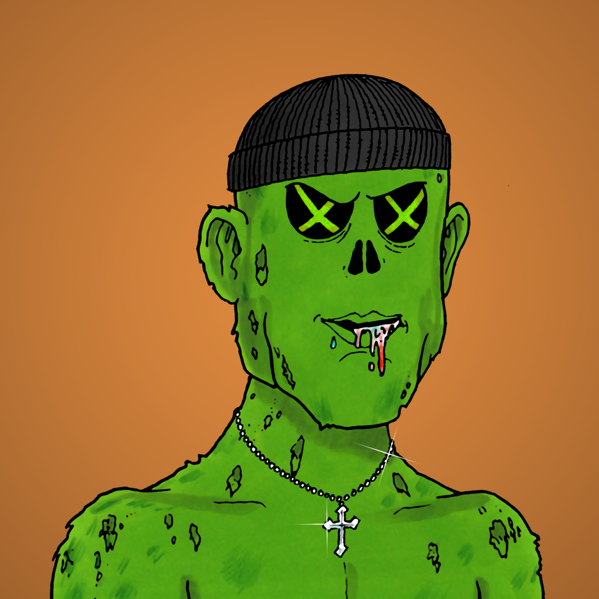 George Trosley - Jungle Freaks - Jungle Freak 6189 - NFT # 6189