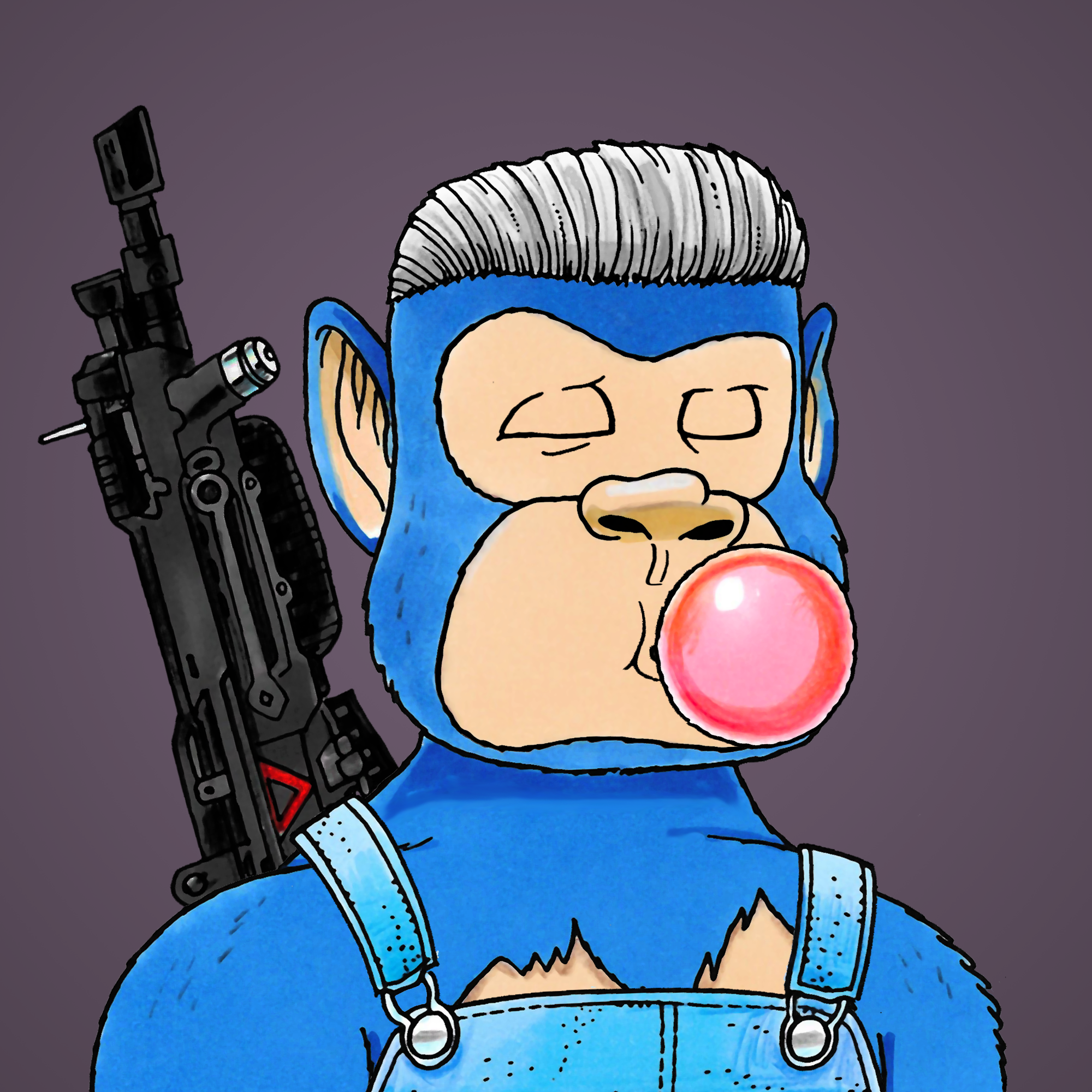 George Trosley - Jungle Freaks - Jungle Freak 619 - NFT # 619