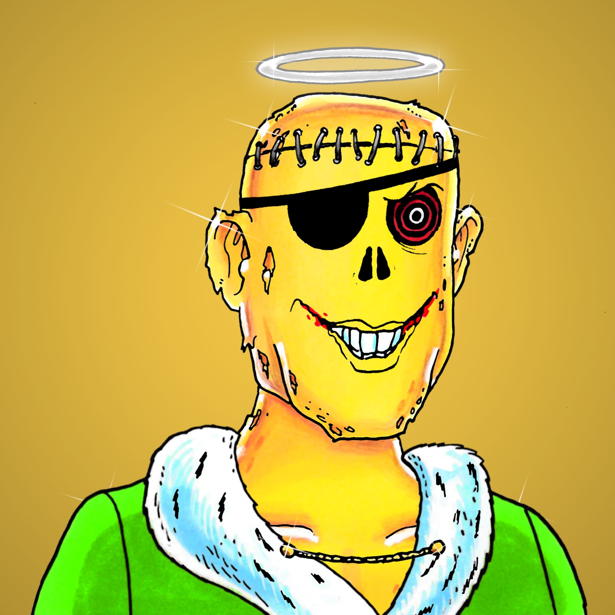 George Trosley - Jungle Freaks - Jungle Freak 6197 - NFT # 6197