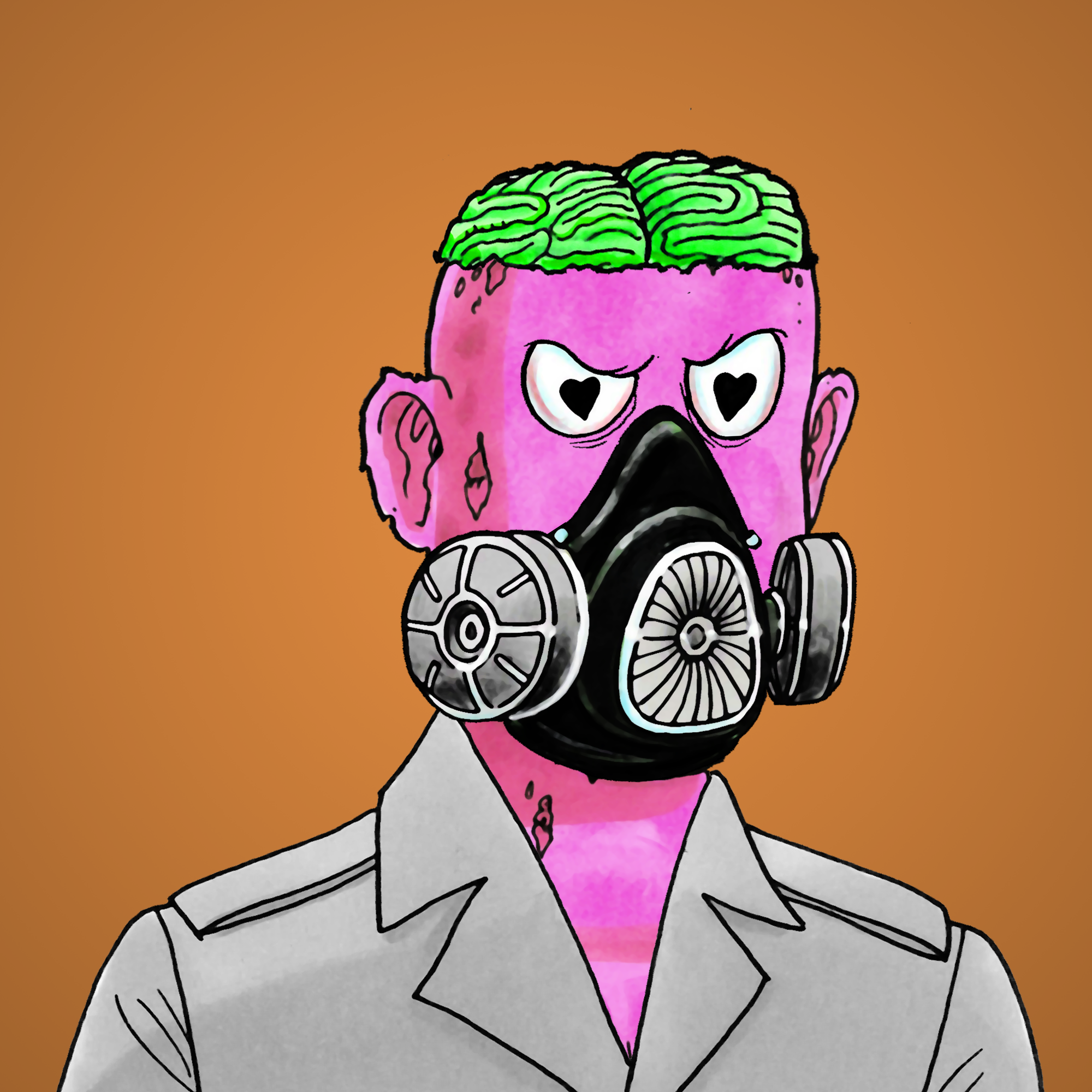 George Trosley - Jungle Freaks - Jungle Freak 6200 - NFT # 6200