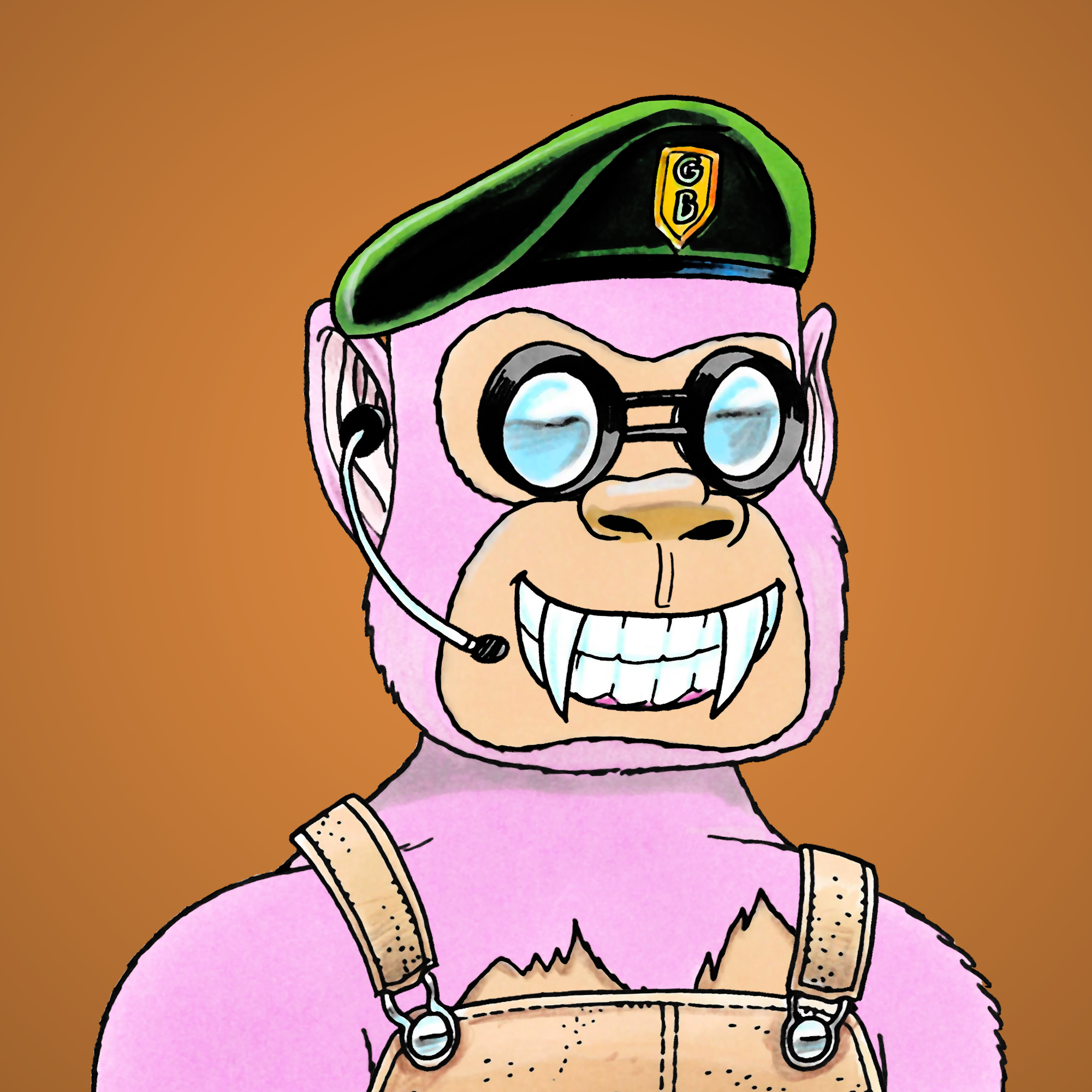 George Trosley - Jungle Freaks - Jungle Freak 6208 - NFT # 6208