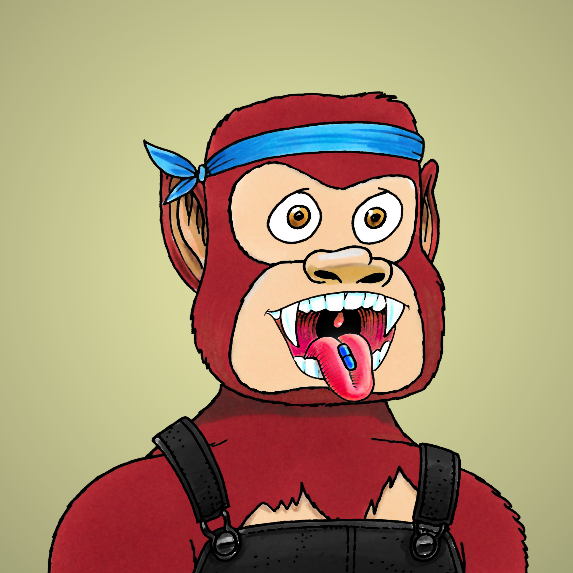 George Trosley - Jungle Freaks - Jungle Freak 621 - NFT # 621