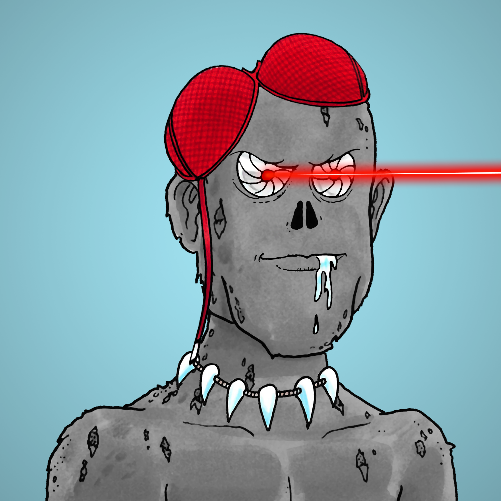 George Trosley - Jungle Freaks - Jungle Freak 6211 - NFT # 6211