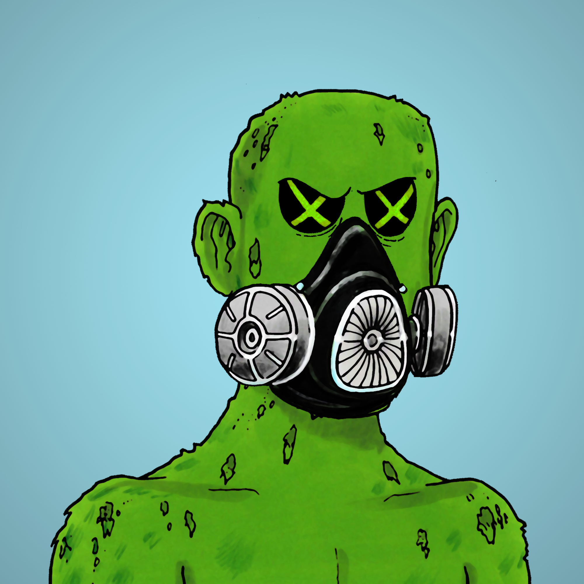 George Trosley - Jungle Freaks - Jungle Freak 6214 - NFT # 6214