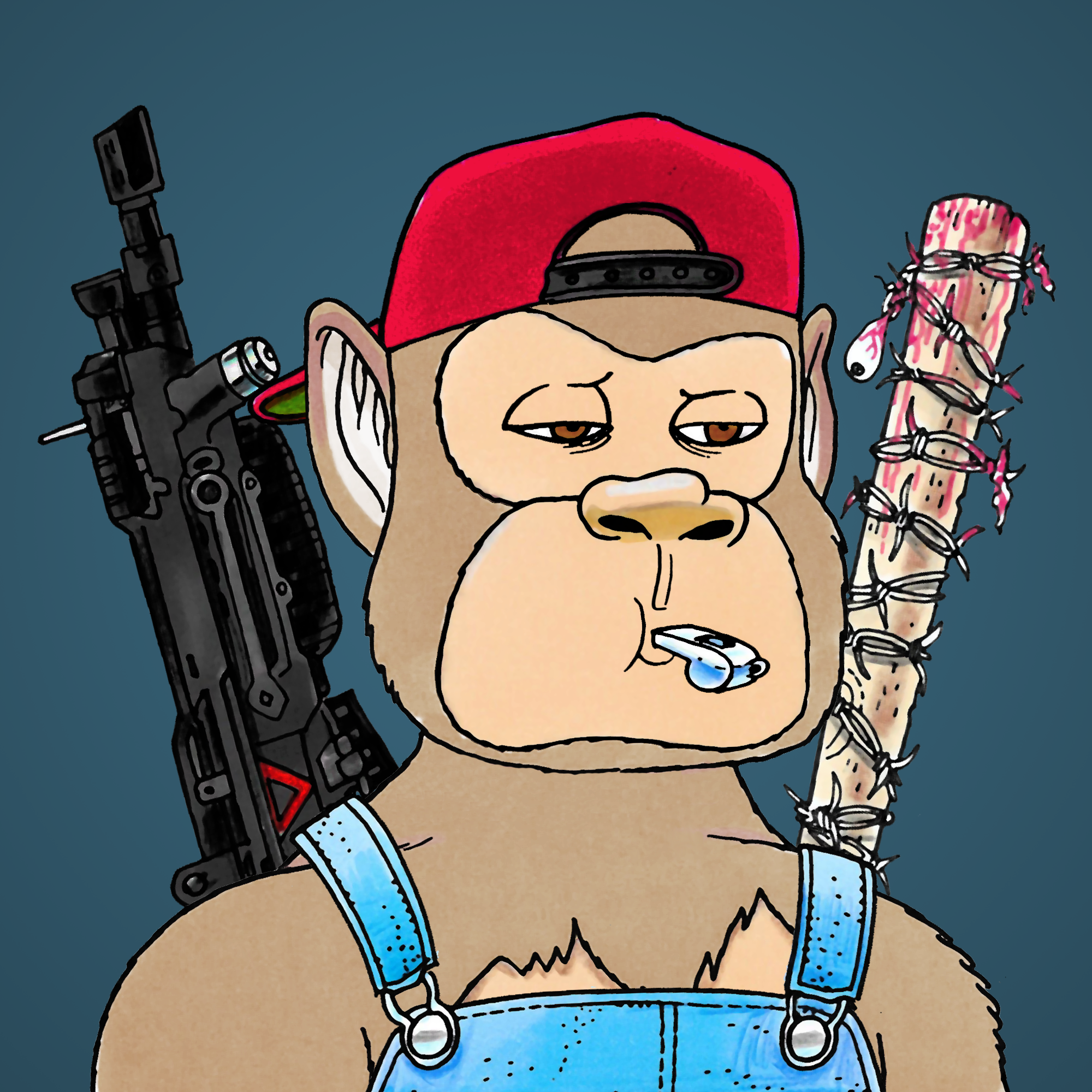 George Trosley - Jungle Freaks - Jungle Freak 6215 - NFT # 6215