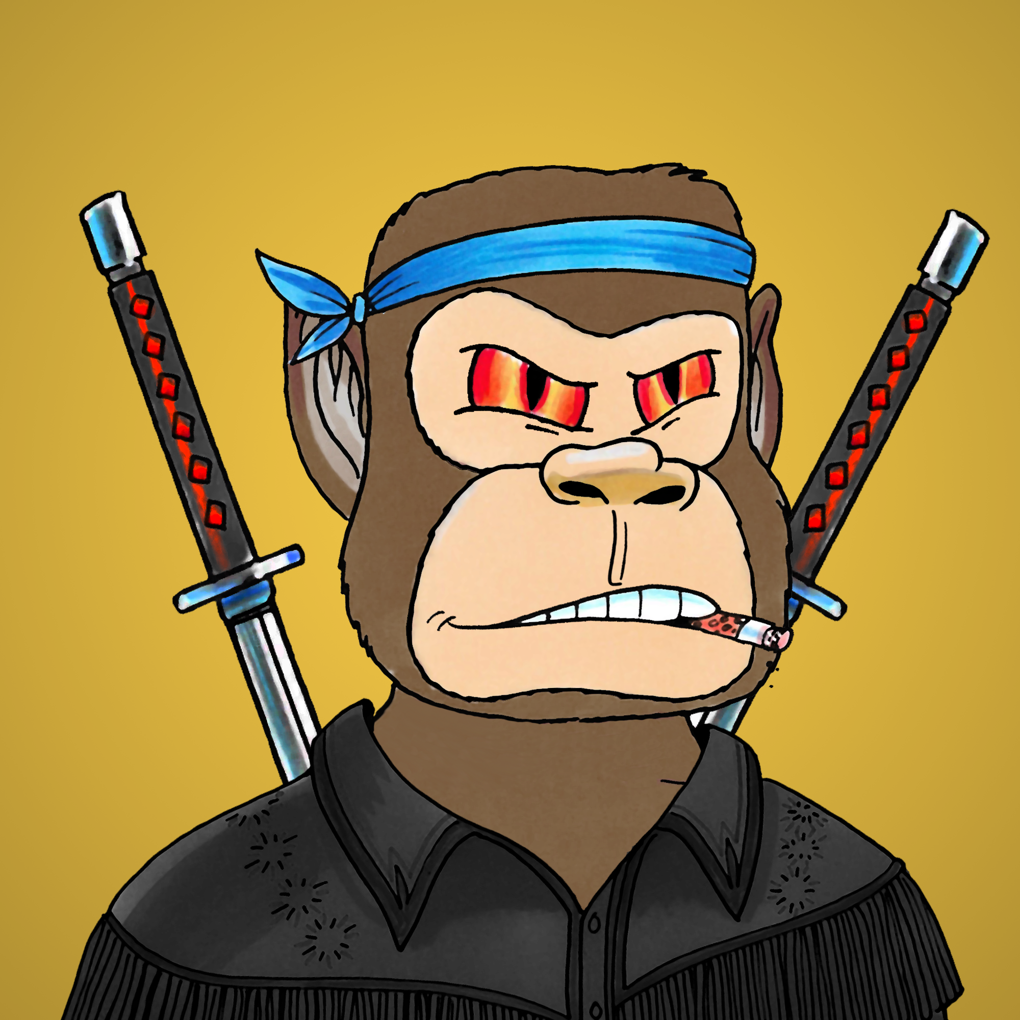 George Trosley - Jungle Freaks - Jungle Freak 6225 - NFT # 6225