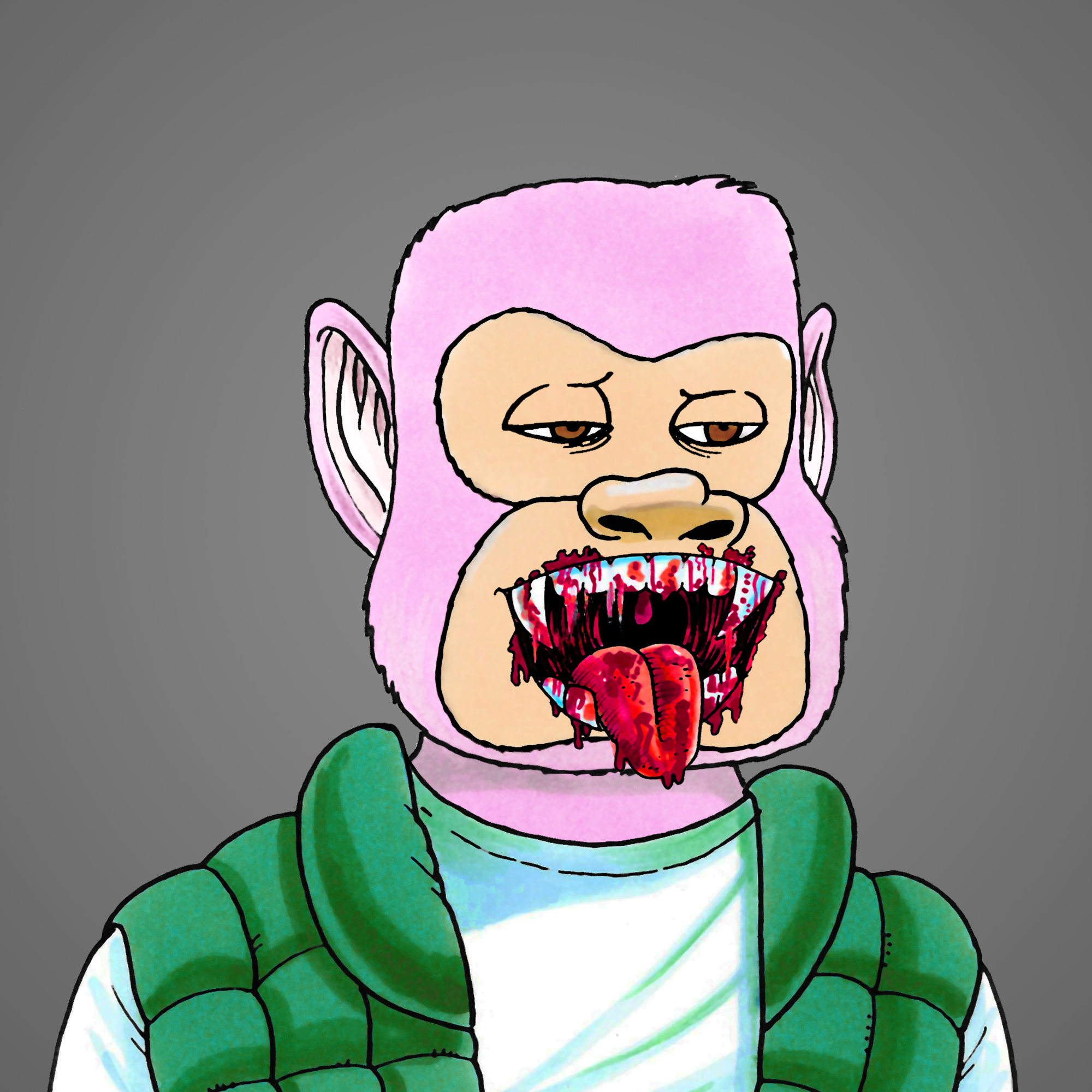 George Trosley - Jungle Freaks - Jungle Freak 6226 - NFT # 6226