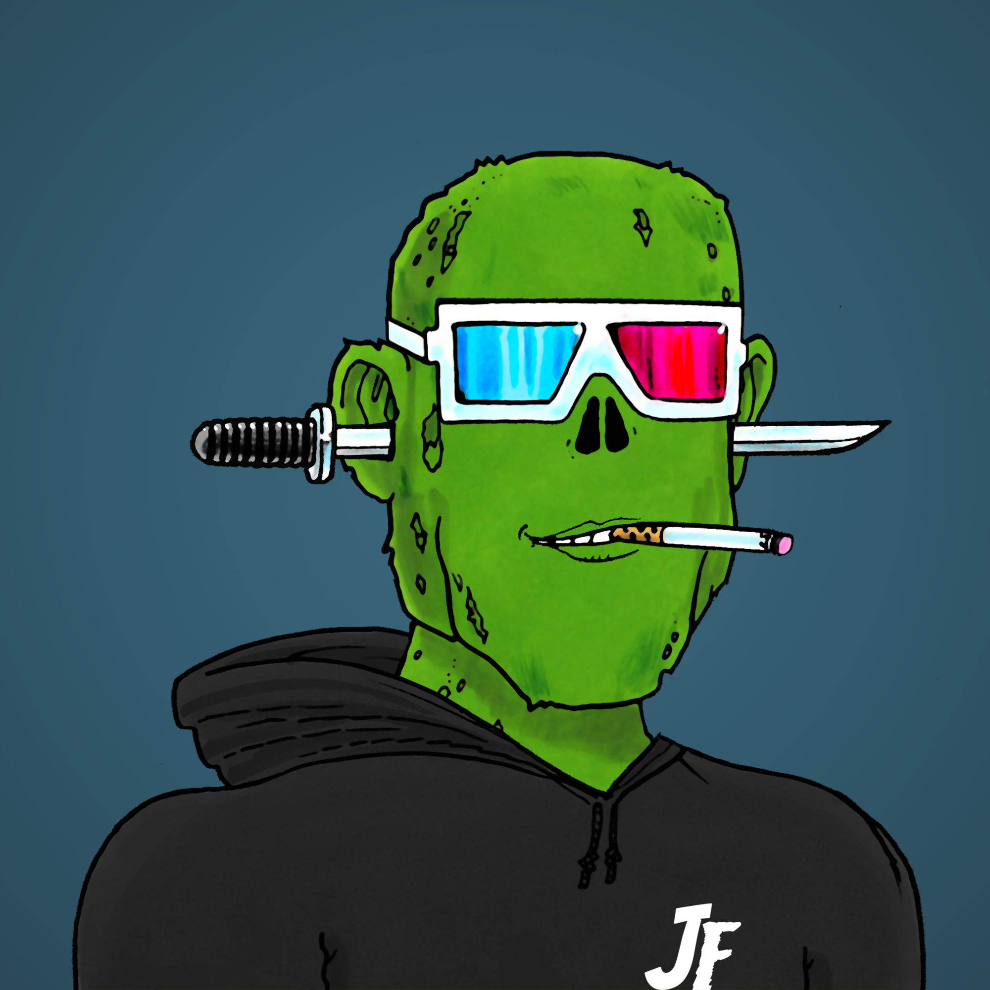 George Trosley - Jungle Freaks - Jungle Freak 6229 - NFT # 6229