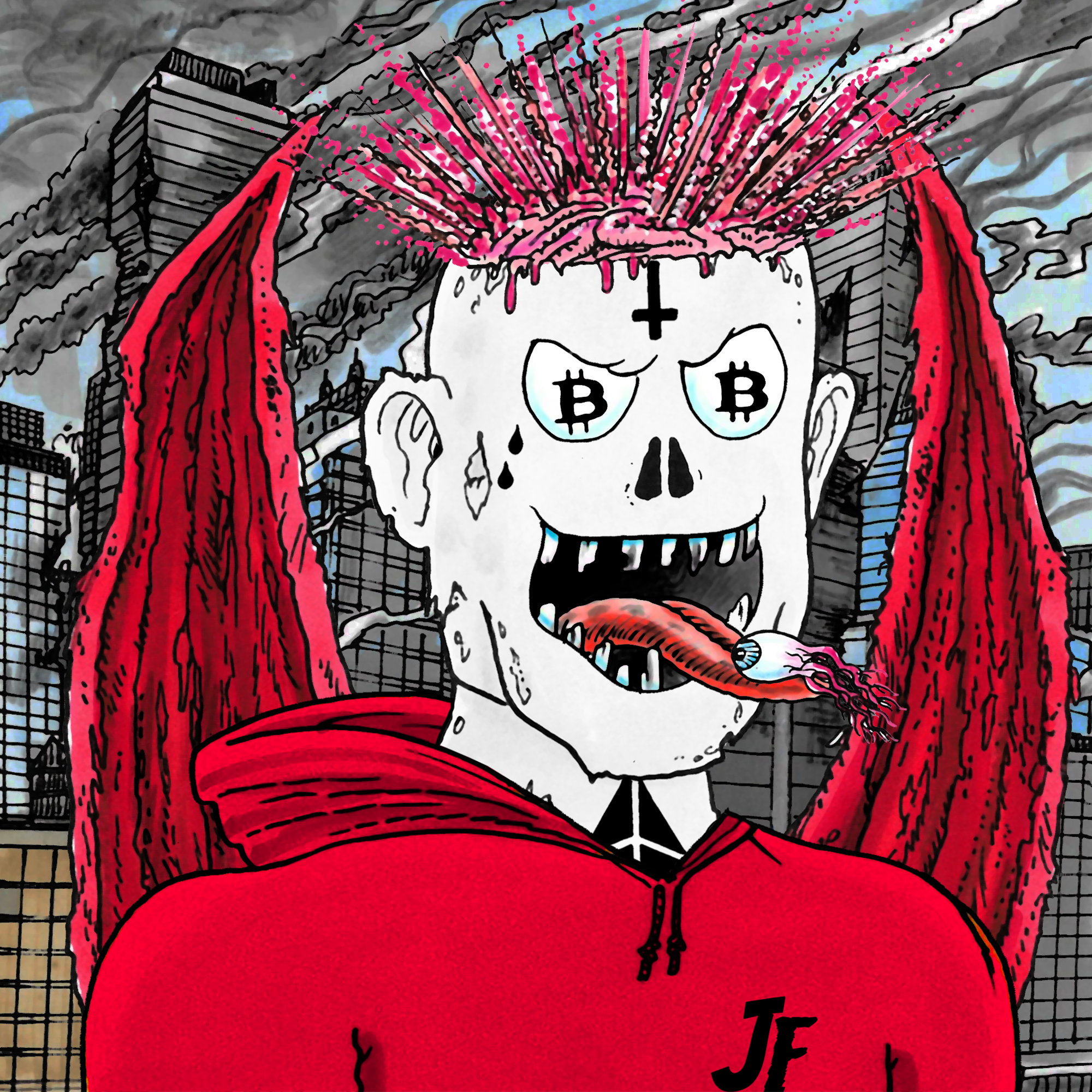 George Trosley - Jungle Freaks - Jungle Freak 6236 - NFT # 6236