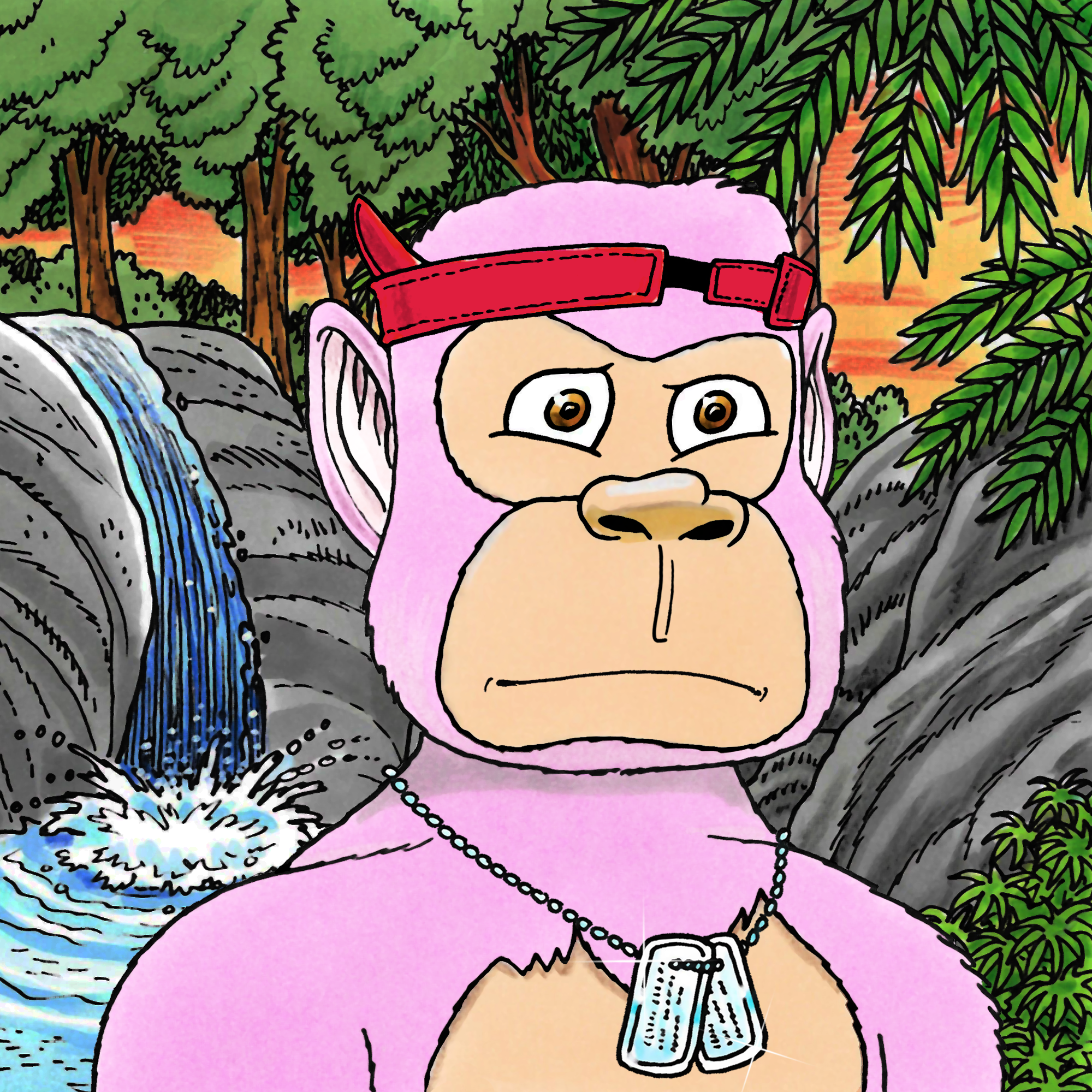 George Trosley - Jungle Freaks - Jungle Freak 624 - NFT # 624