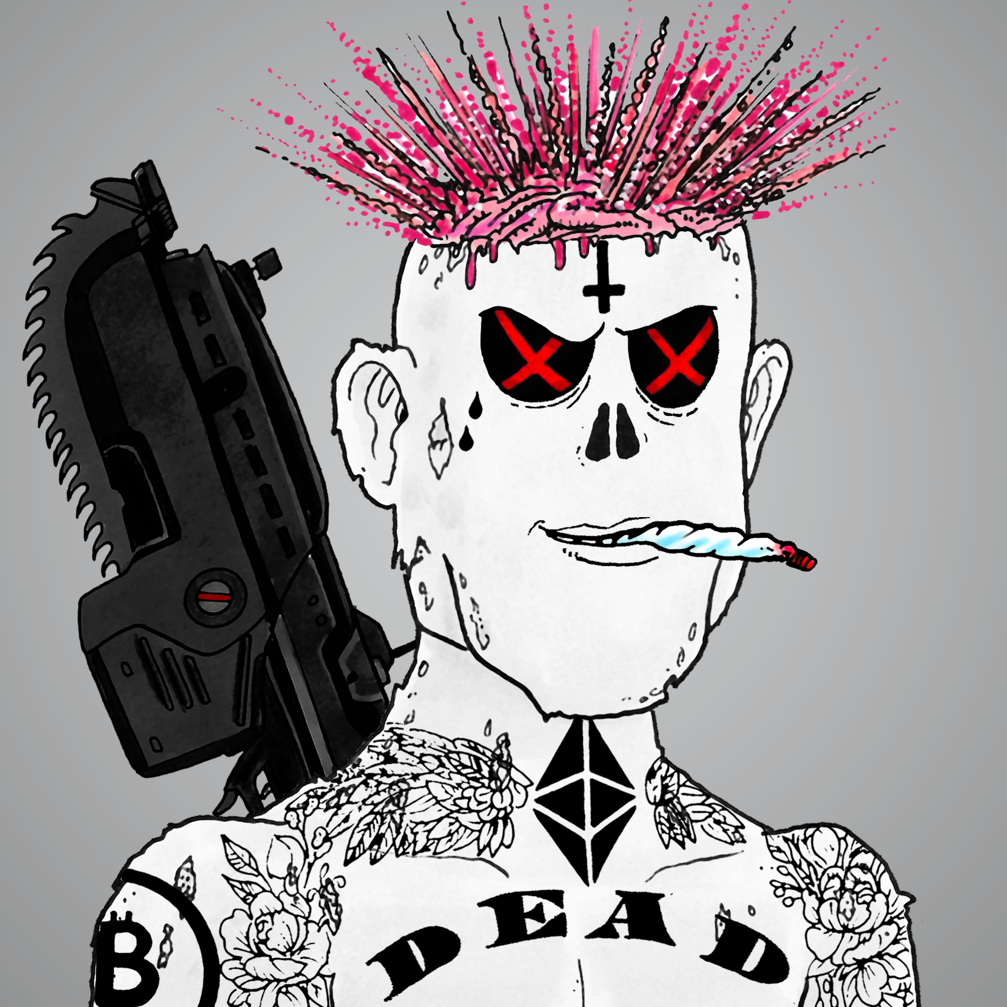 George Trosley - Jungle Freaks - Jungle Freak 6240 - NFT # 6240