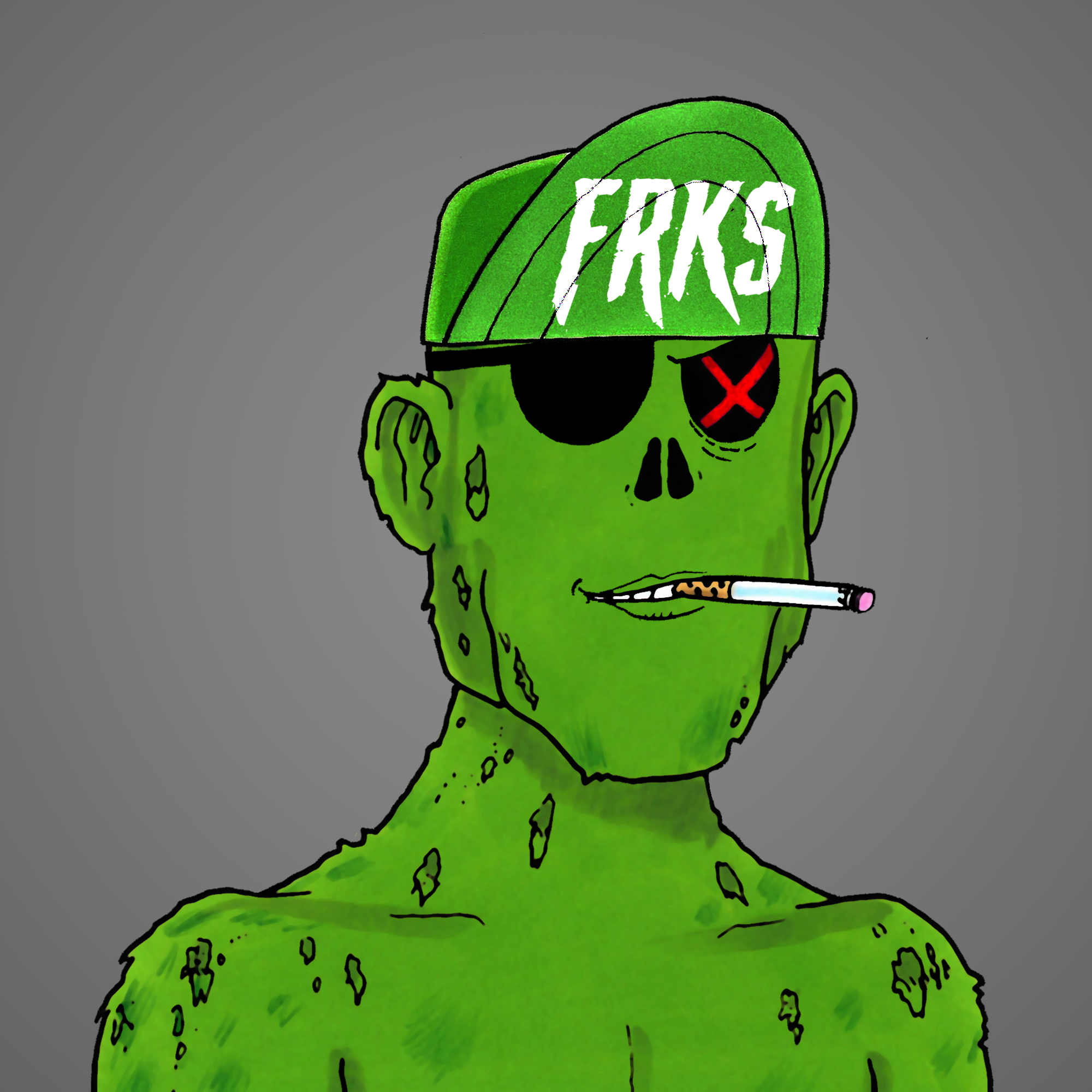 George Trosley - Jungle Freaks - Jungle Freak 6241 - NFT # 6241