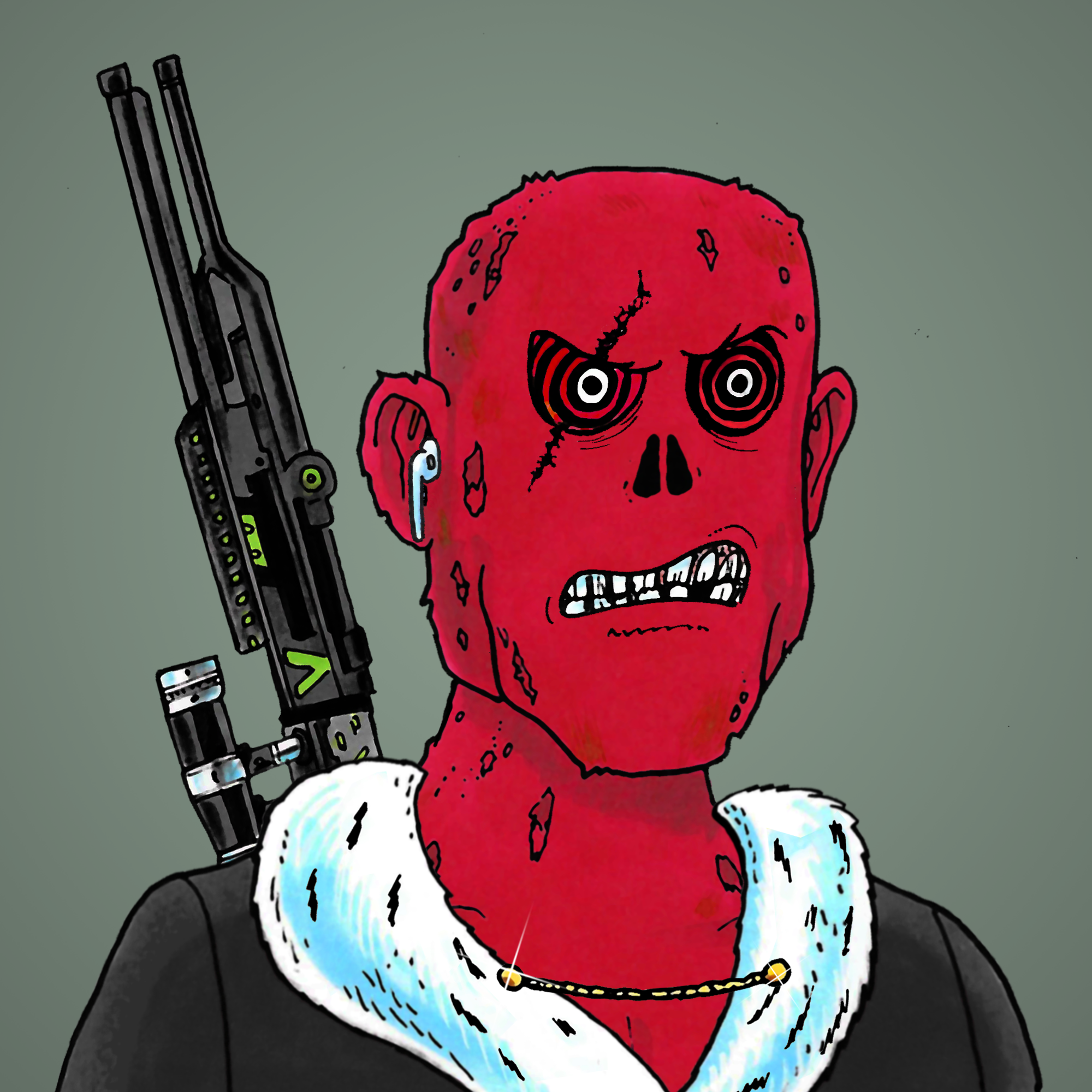 George Trosley - Jungle Freaks - Jungle Freak 625 - NFT # 625