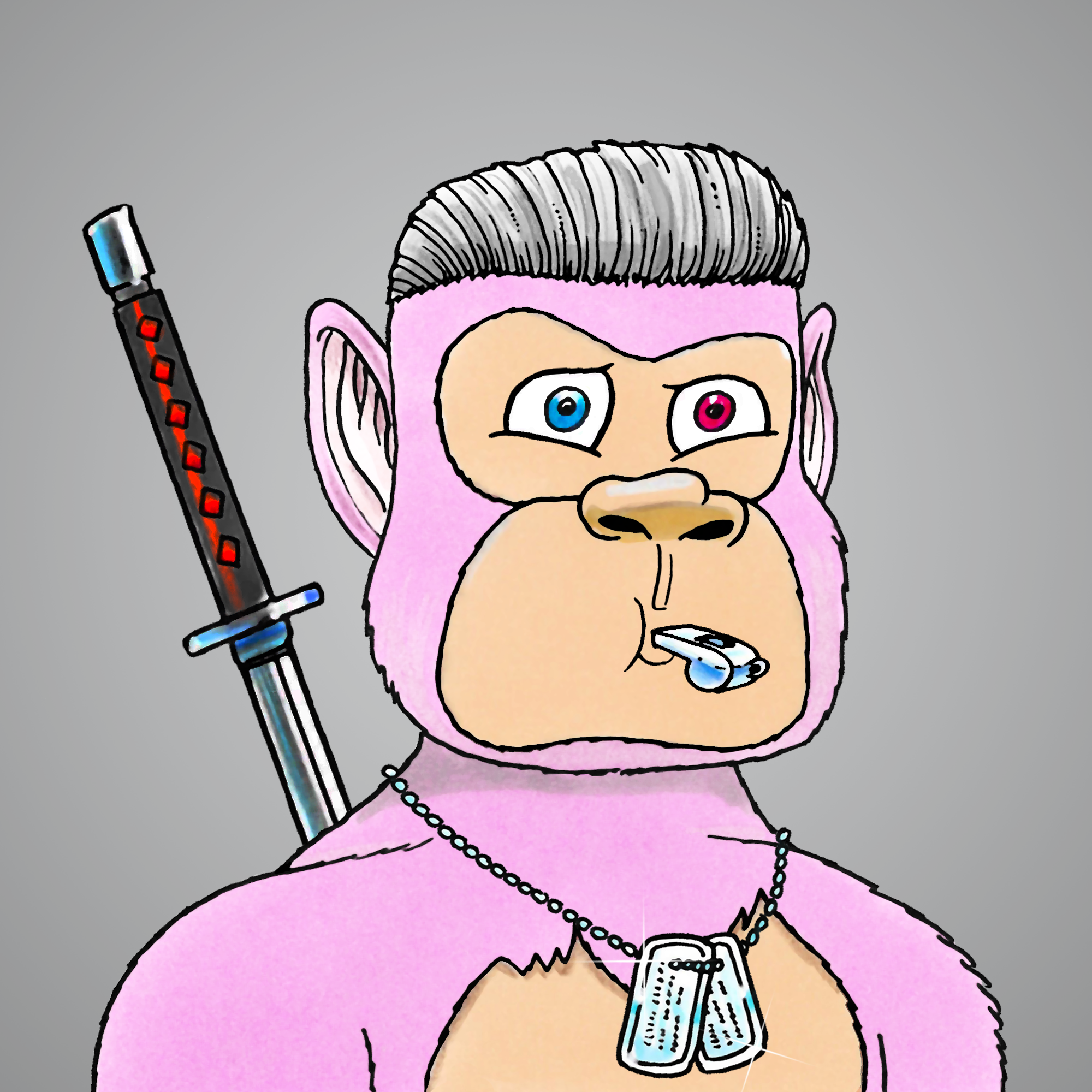 George Trosley - Jungle Freaks - Jungle Freak 6251 - NFT # 6251