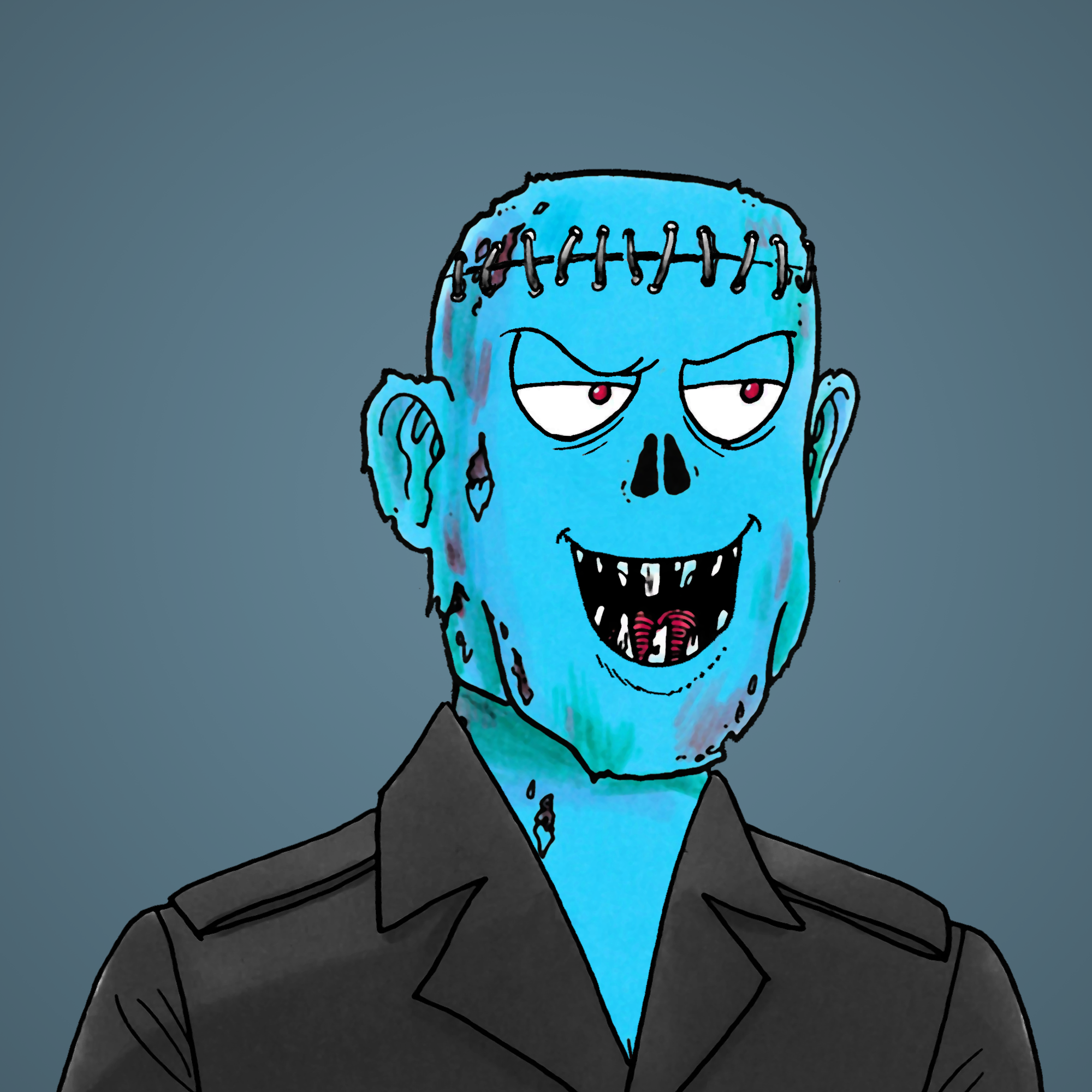 George Trosley - Jungle Freaks - Jungle Freak 6255 - NFT # 6255