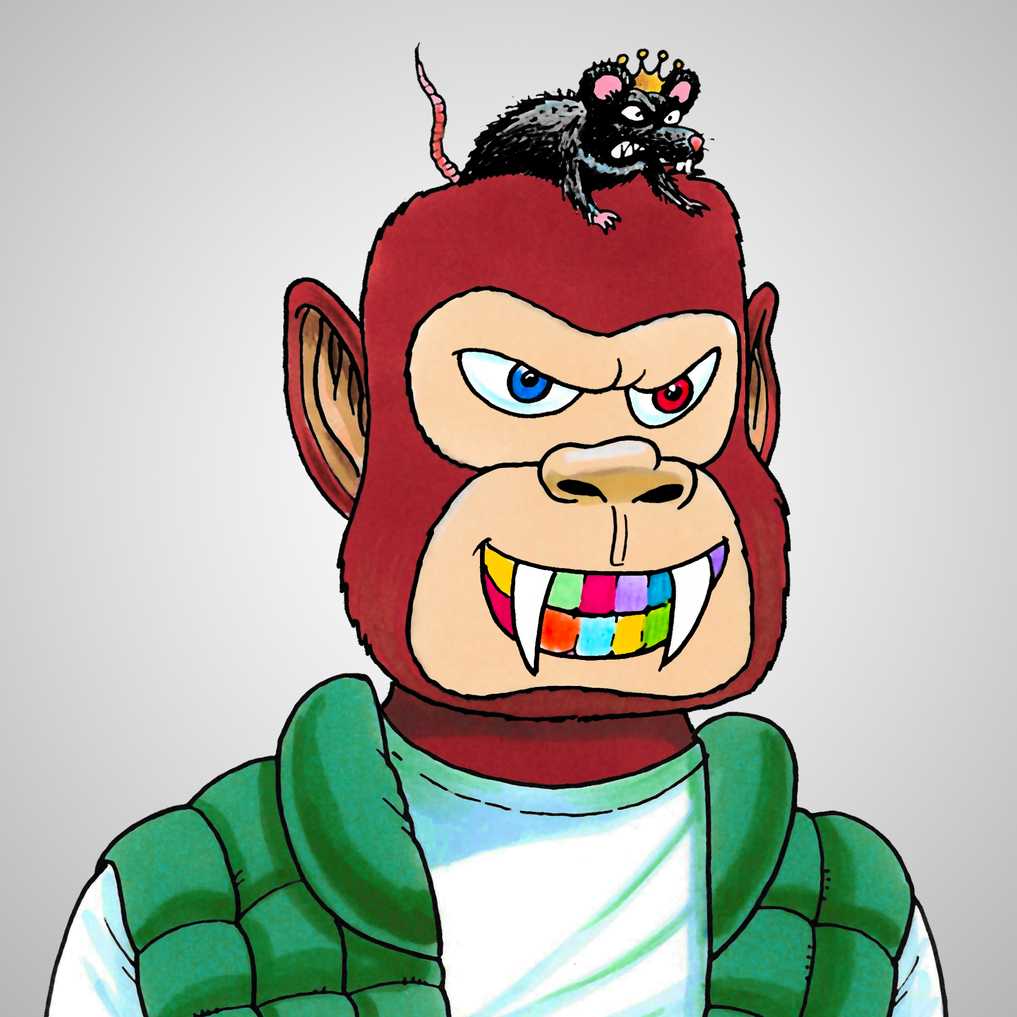 George Trosley - Jungle Freaks - Jungle Freak 6258 - NFT # 6258