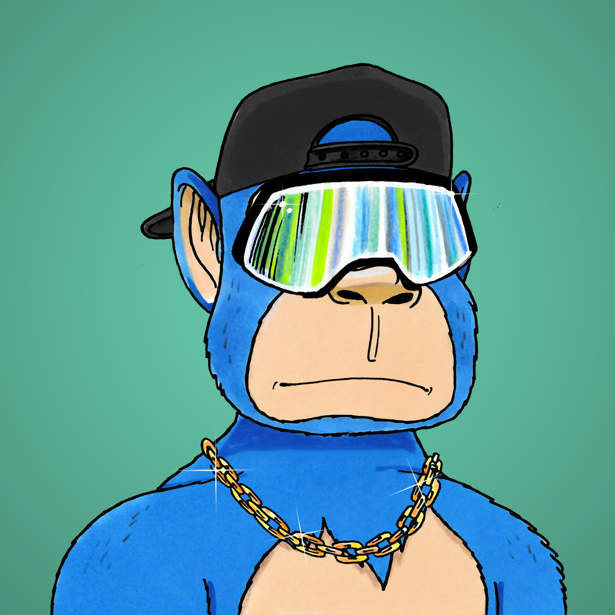 George Trosley - Jungle Freaks - Jungle Freak 6268 - NFT # 6268