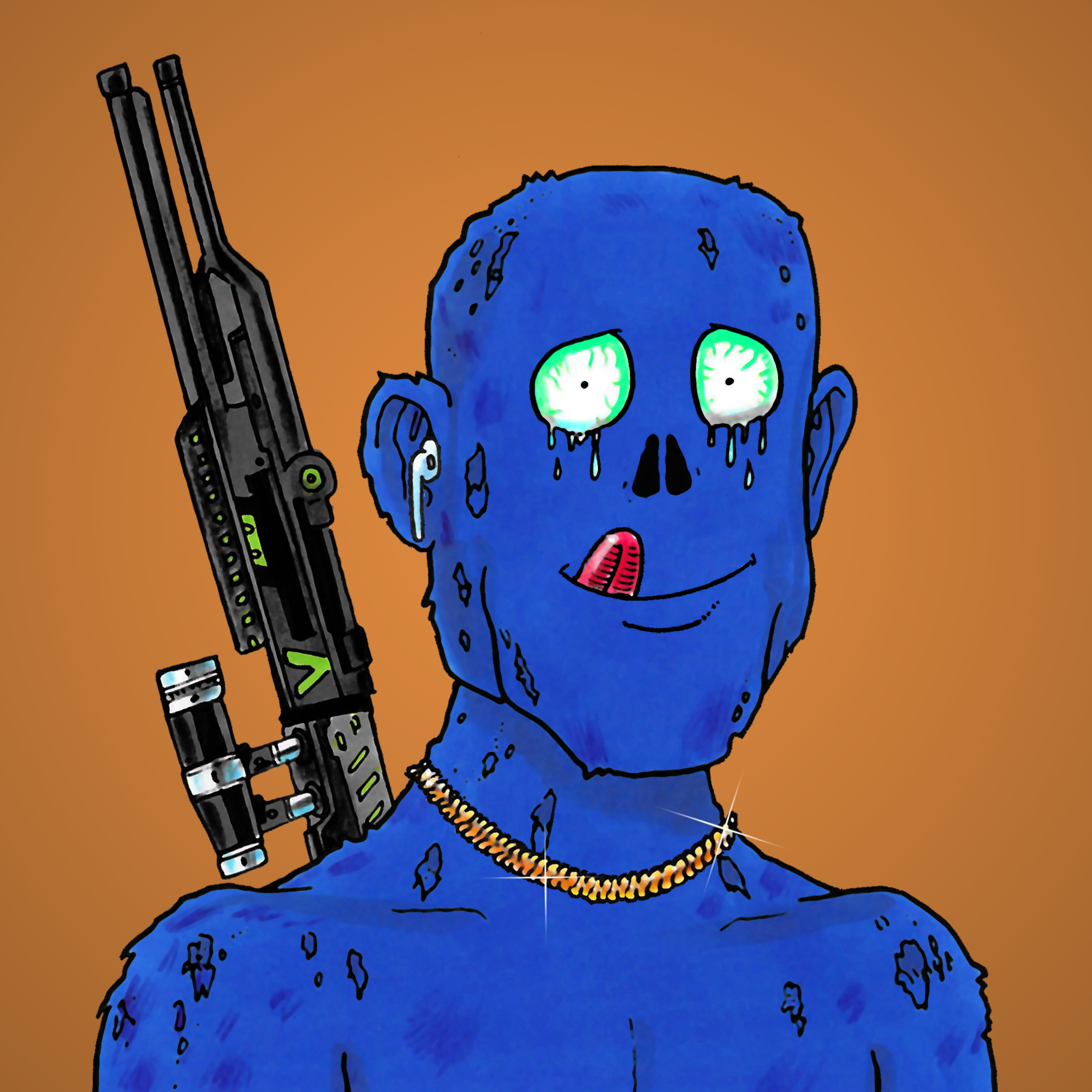 George Trosley - Jungle Freaks - Jungle Freak 627 - NFT # 627