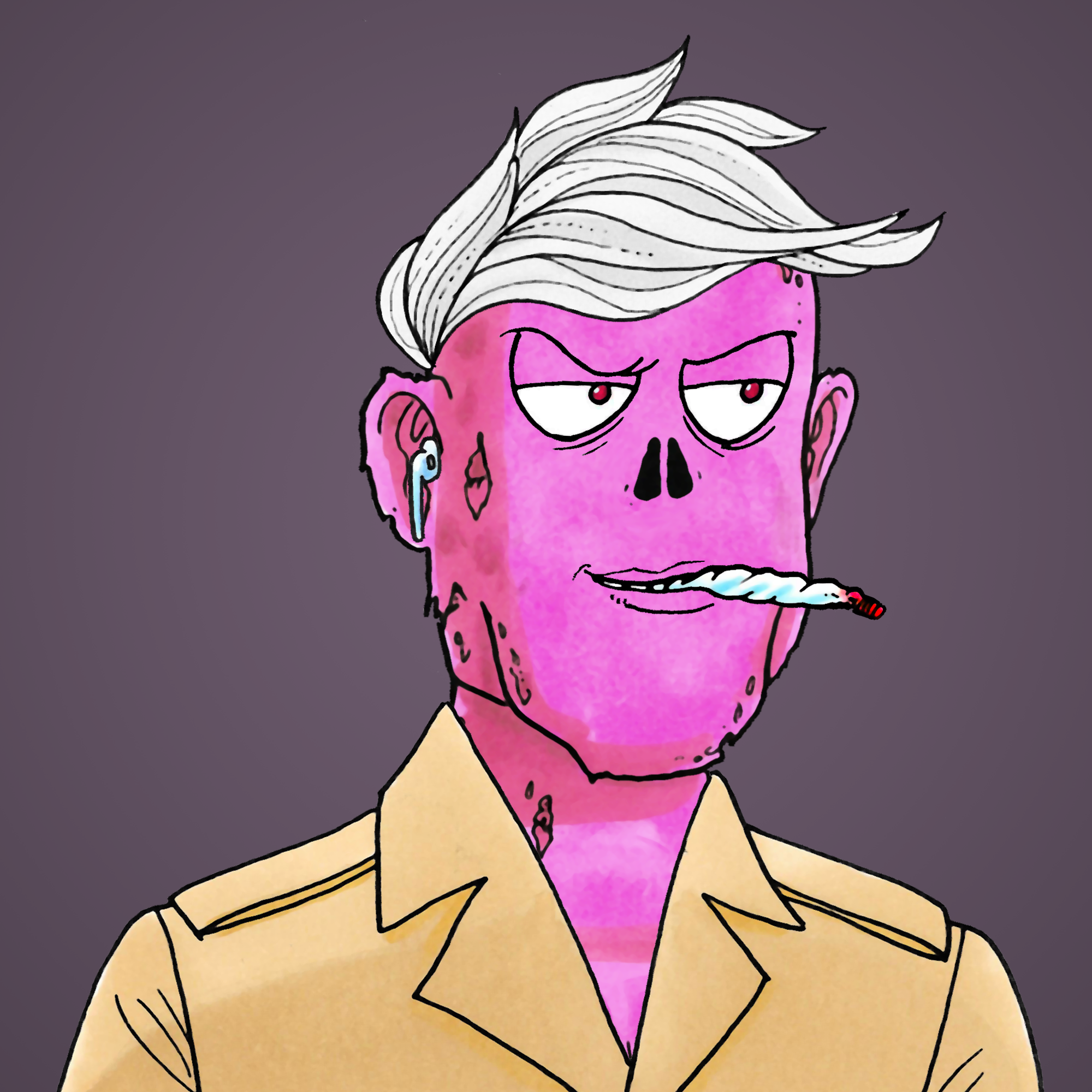 George Trosley - Jungle Freaks - Jungle Freak 6272 - NFT # 6272