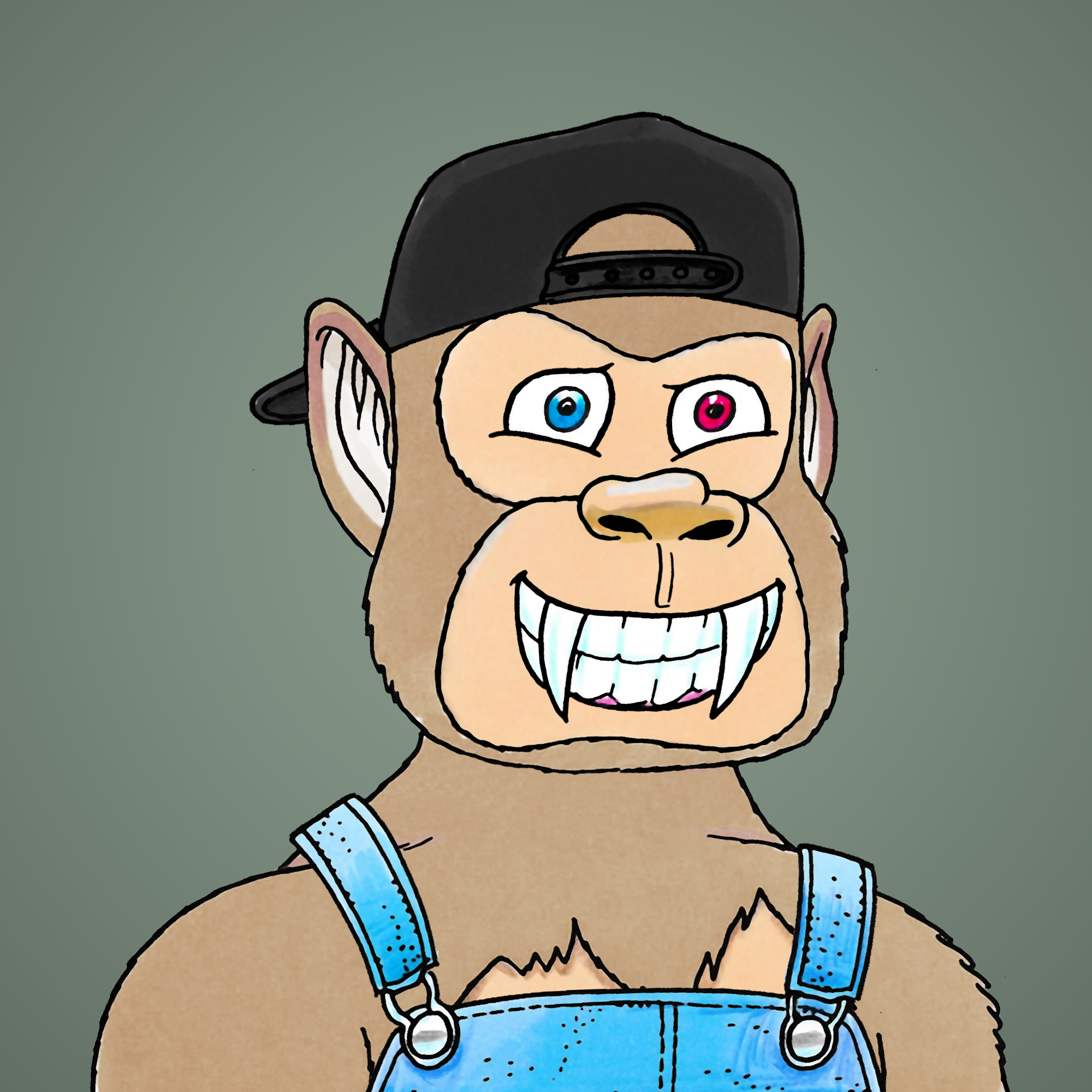 George Trosley - Jungle Freaks - Jungle Freak 6274 - NFT # 6274