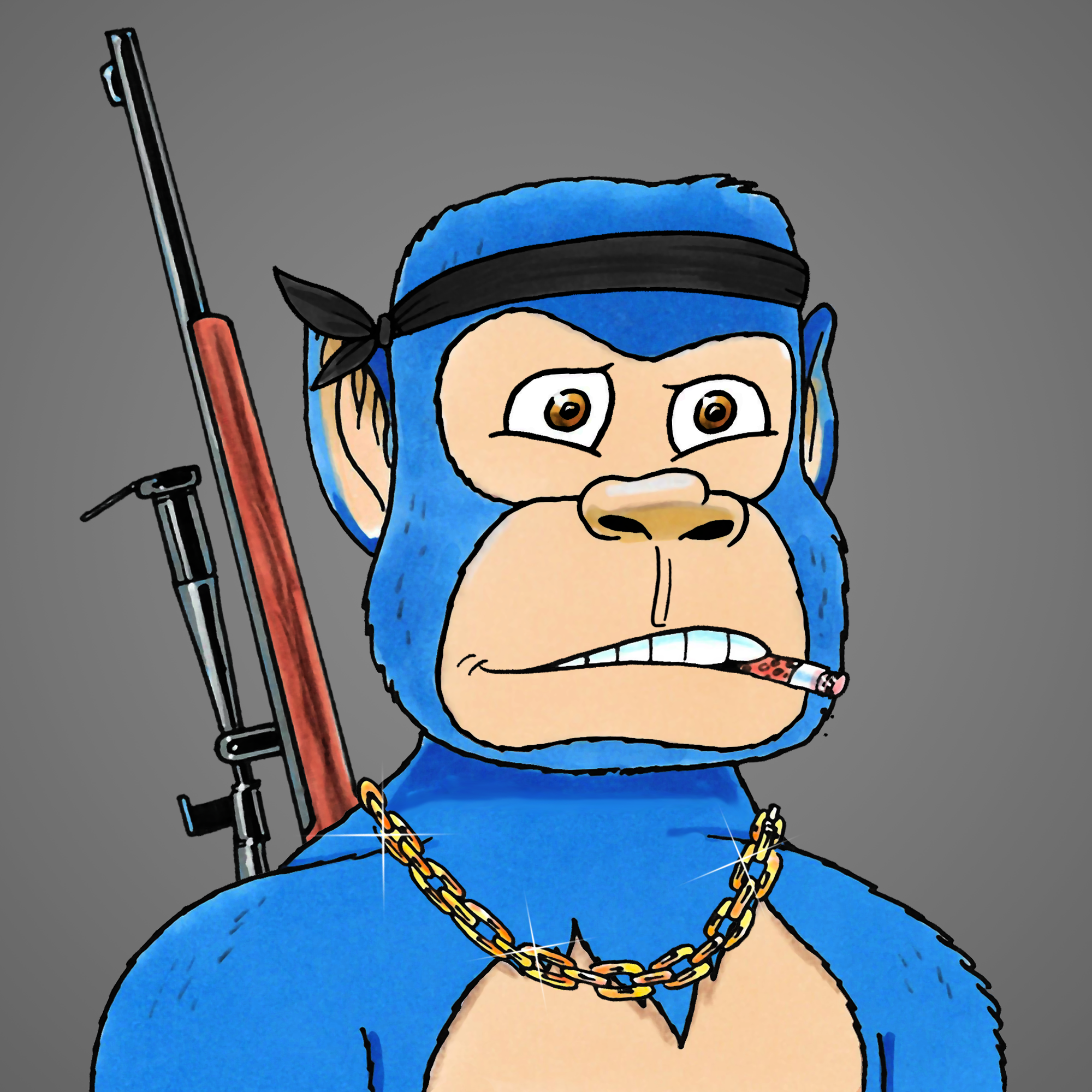 George Trosley - Jungle Freaks - Jungle Freak 628 - NFT # 628