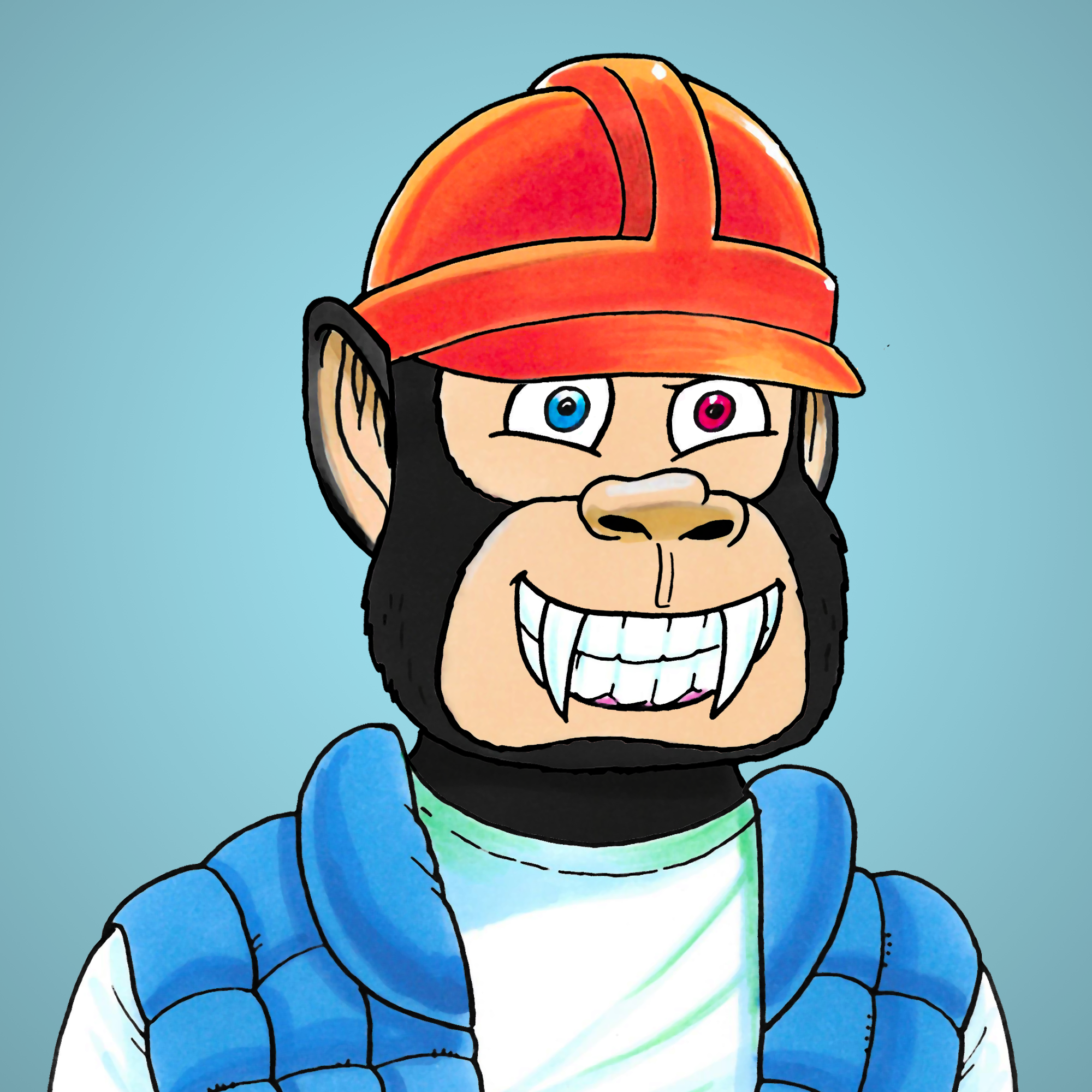 George Trosley - Jungle Freaks - Jungle Freak 6280 - NFT # 6280