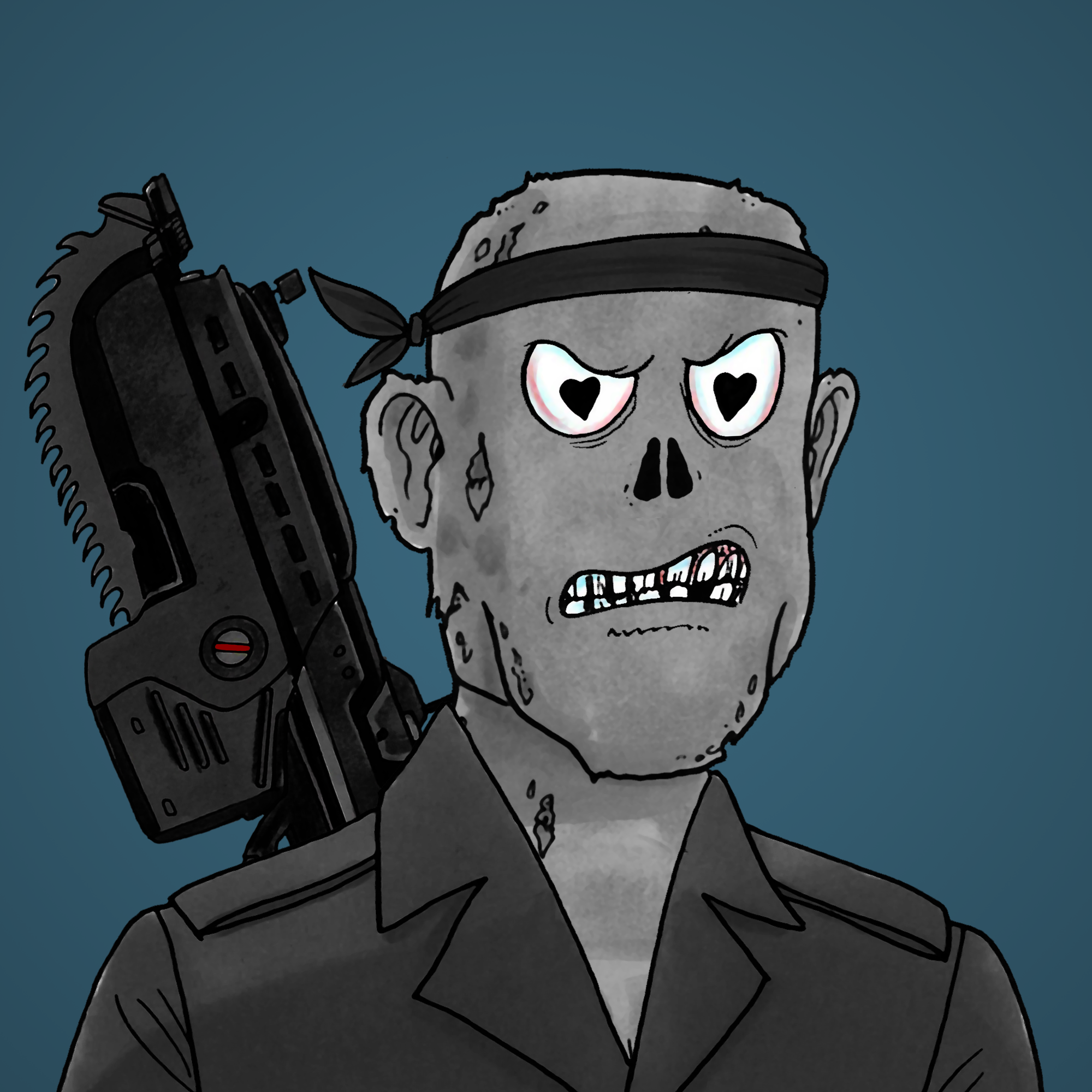 George Trosley - Jungle Freaks - Jungle Freak 6287 - NFT # 6287