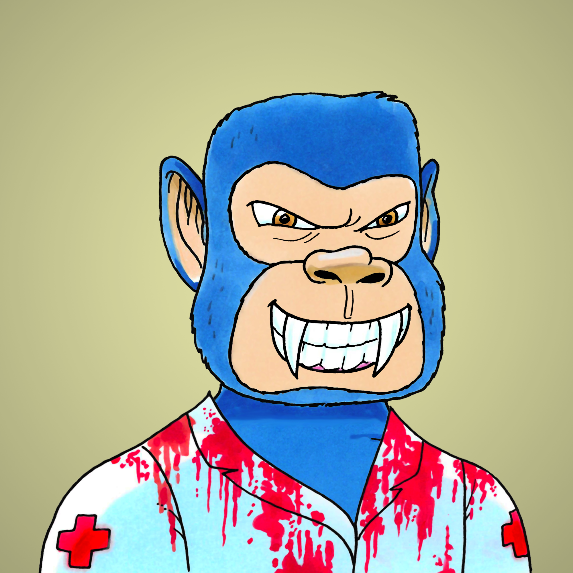 George Trosley - Jungle Freaks - Jungle Freak 6290 - NFT # 6290