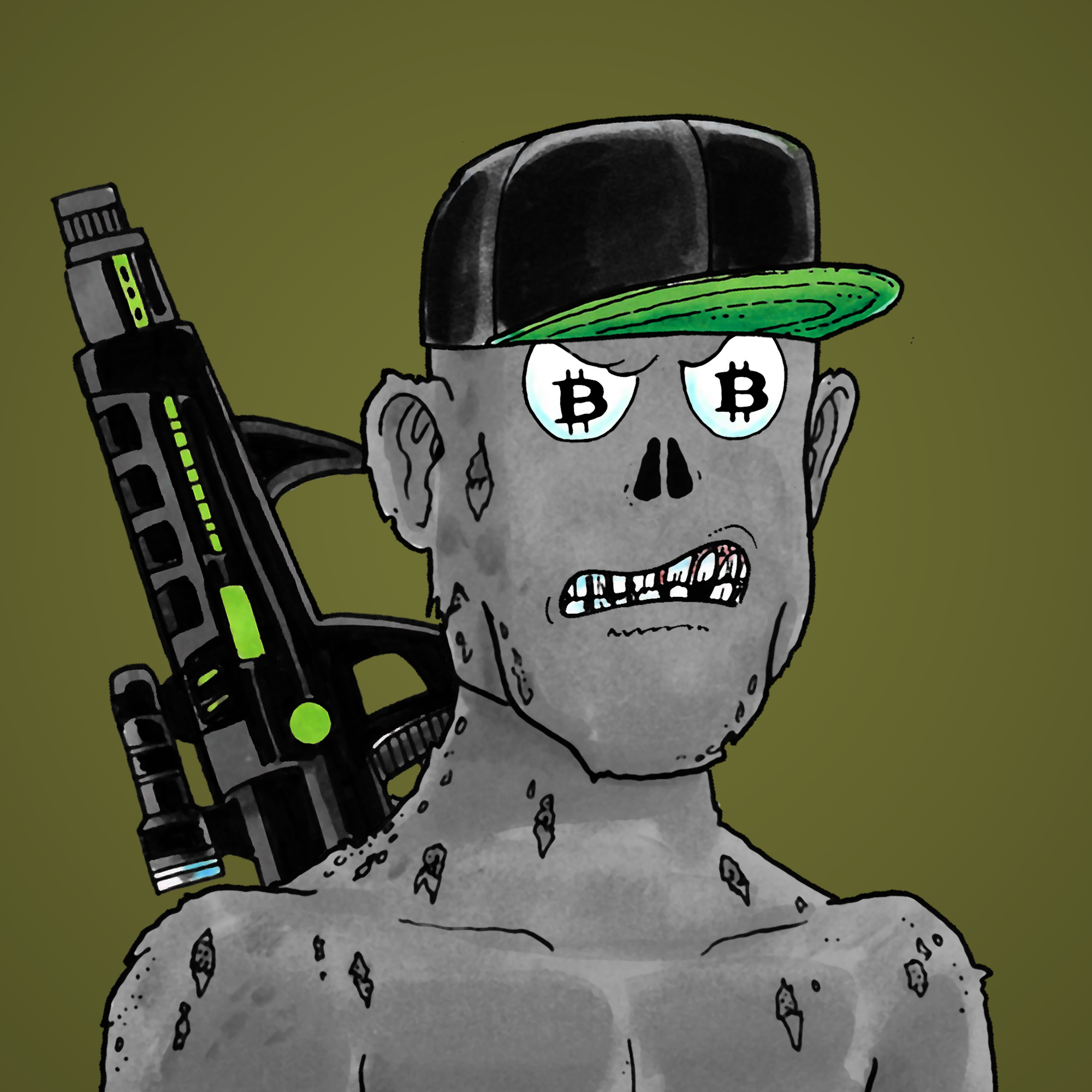 George Trosley - Jungle Freaks - Jungle Freak 6292 - NFT # 6292