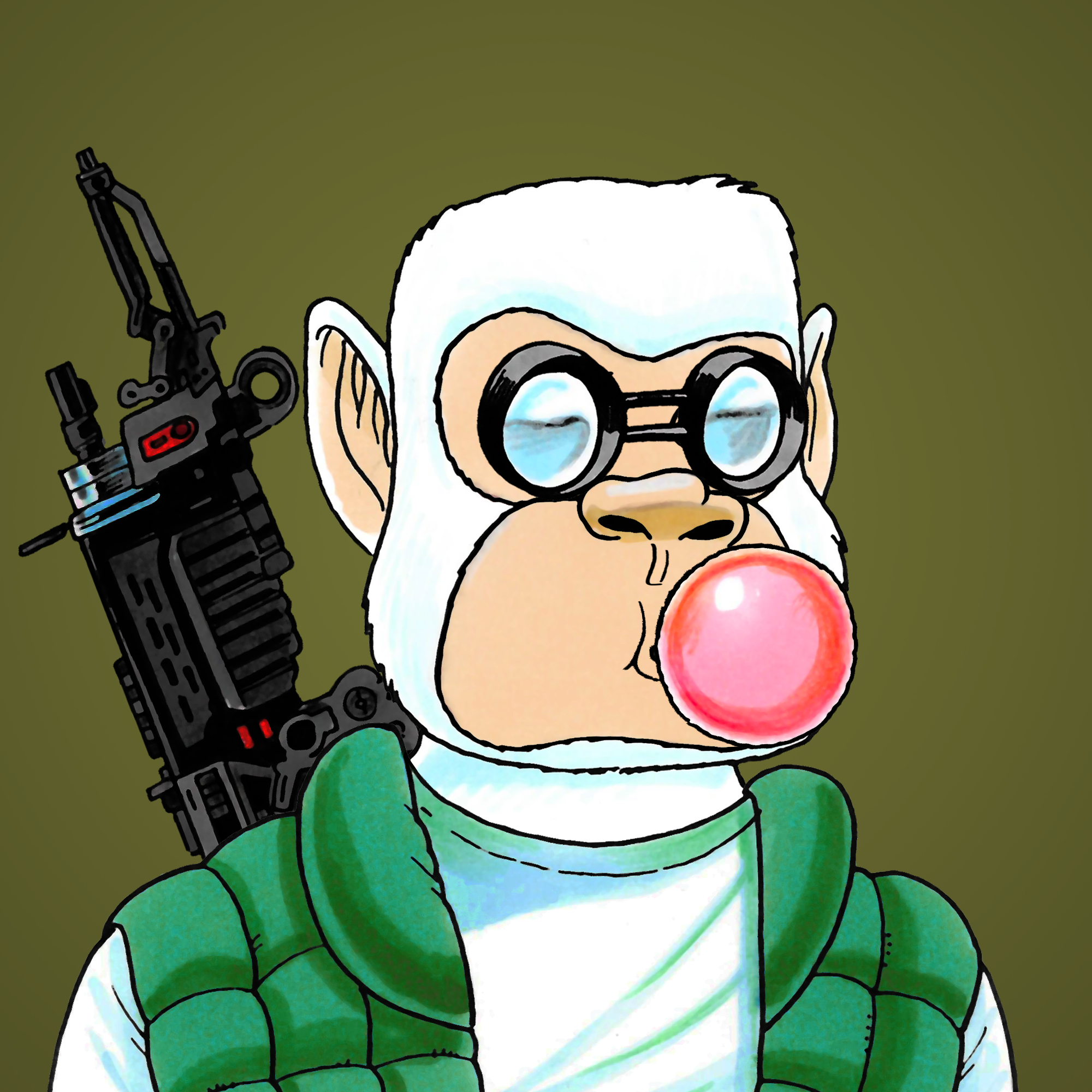 George Trosley - Jungle Freaks - Jungle Freak 630 - NFT # 630