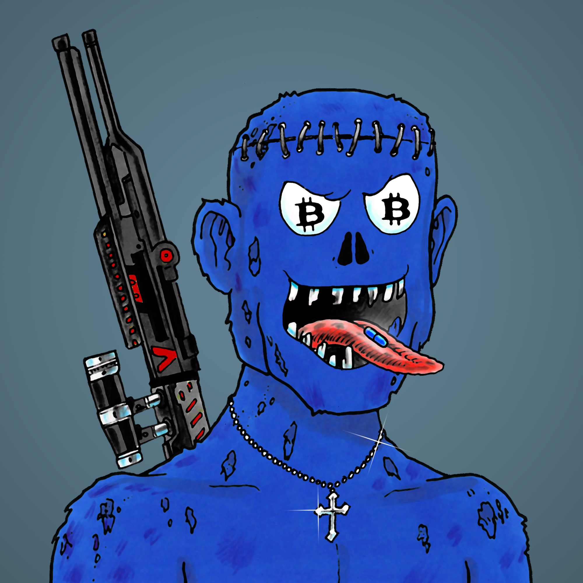 George Trosley - Jungle Freaks - Jungle Freak 6301 - NFT # 6301