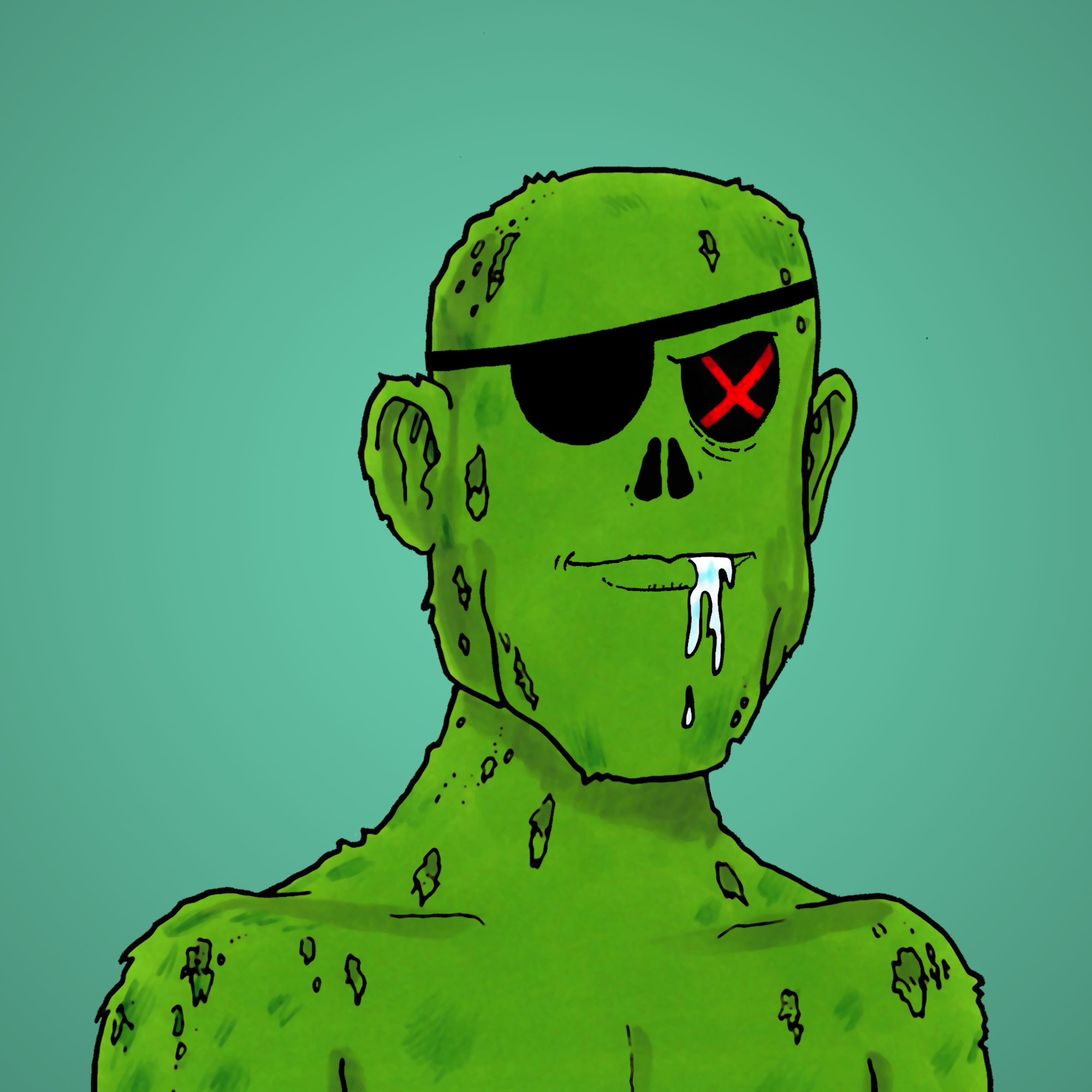 George Trosley - Jungle Freaks - Jungle Freak 6304 - NFT # 6304