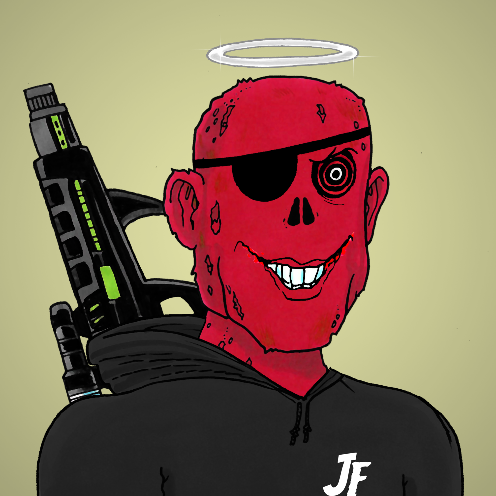 George Trosley - Jungle Freaks - Jungle Freak 6309 - NFT # 6309