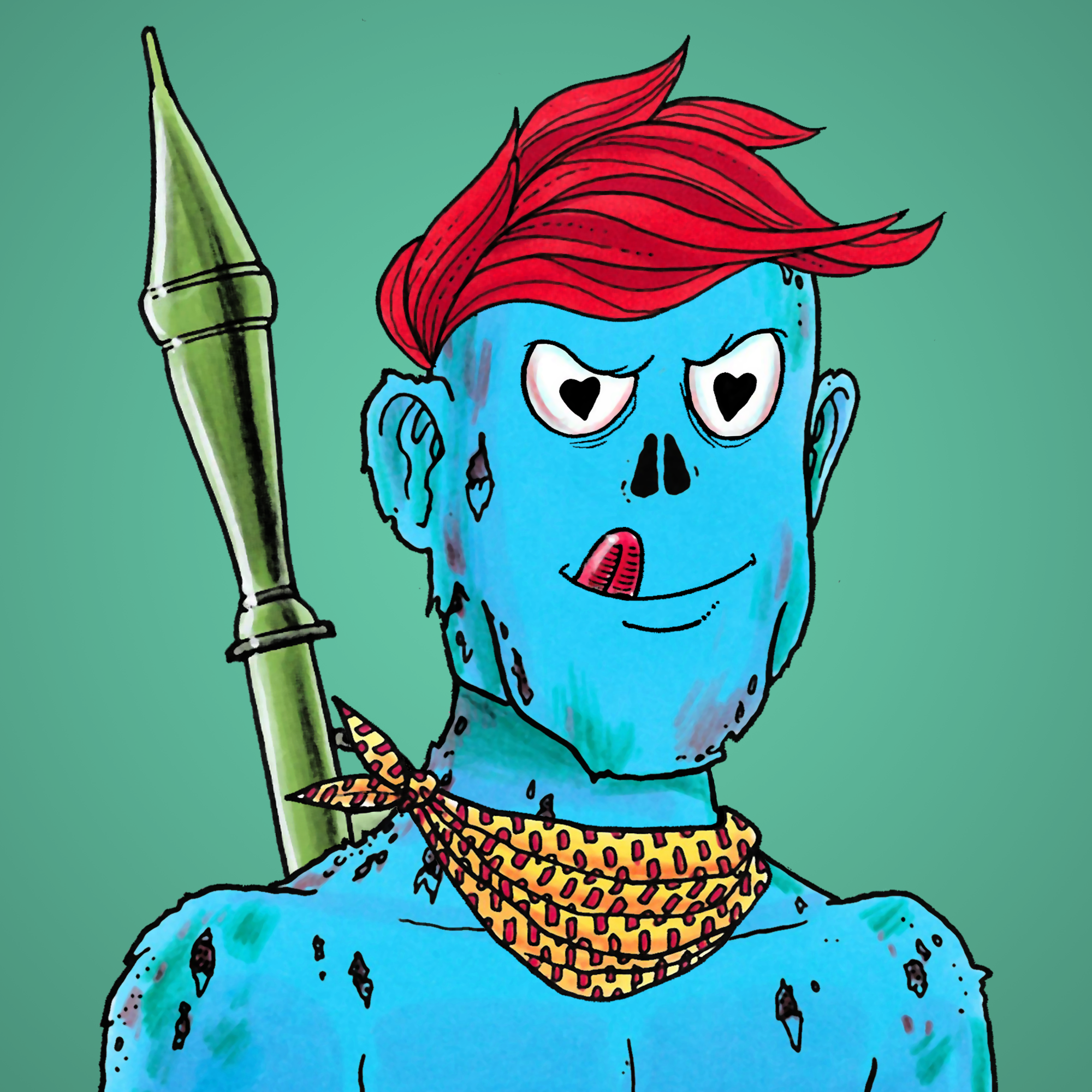 George Trosley - Jungle Freaks - Jungle Freak 6310 - NFT # 6310