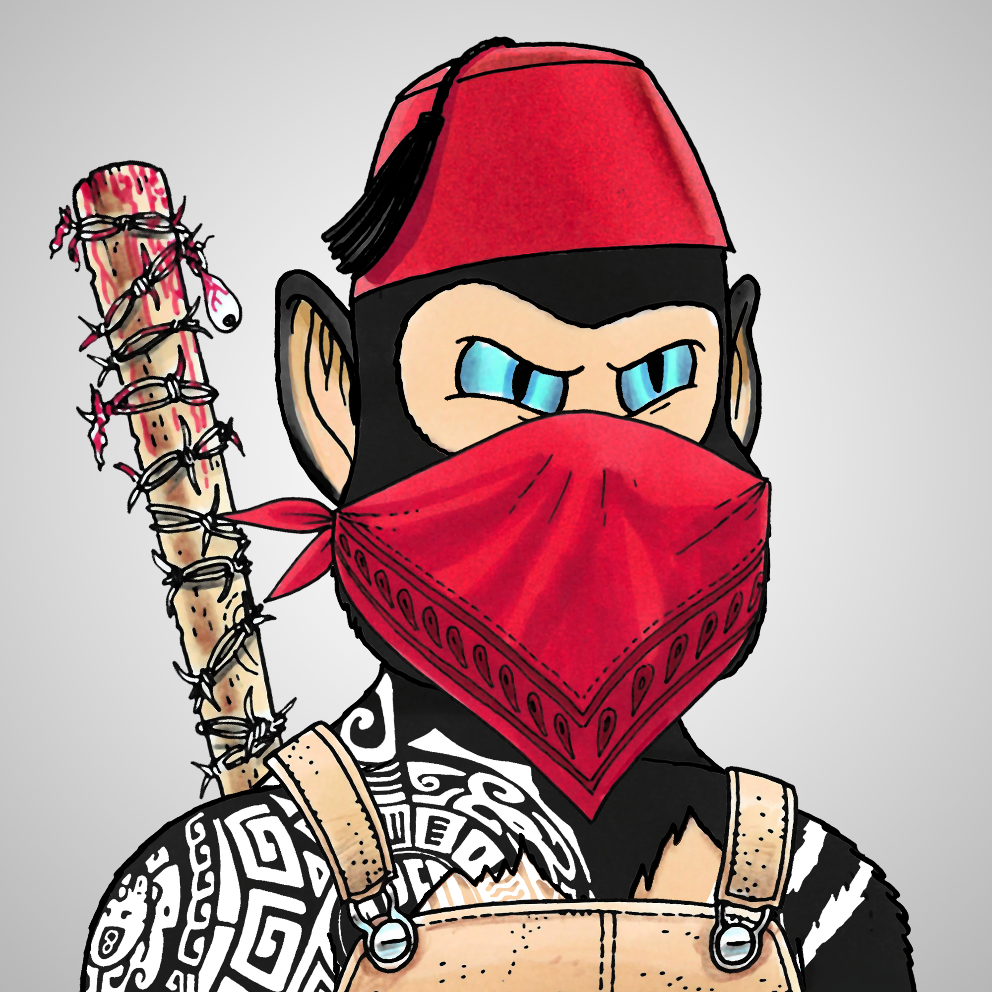 George Trosley - Jungle Freaks - Jungle Freak 6311 - NFT # 6311