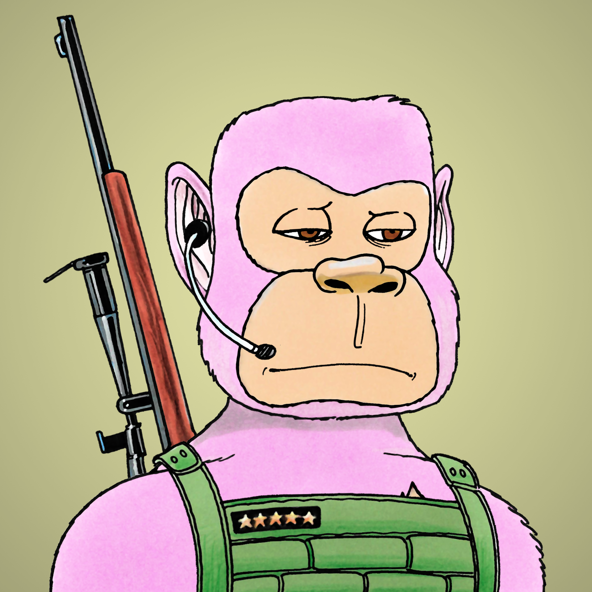 George Trosley - Jungle Freaks - Jungle Freak 6320 - NFT # 6320