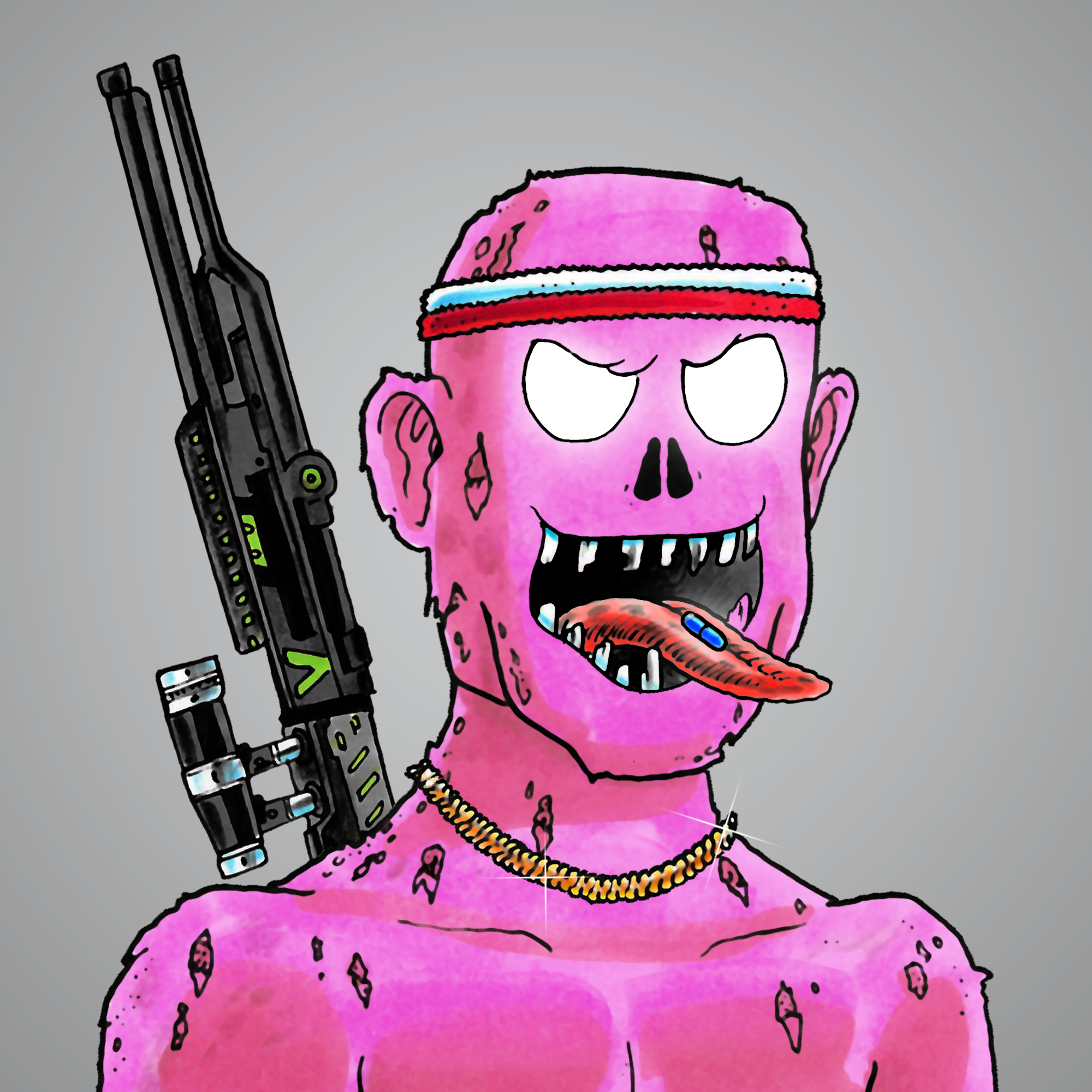 George Trosley - Jungle Freaks - Jungle Freak 6322 - NFT # 6322