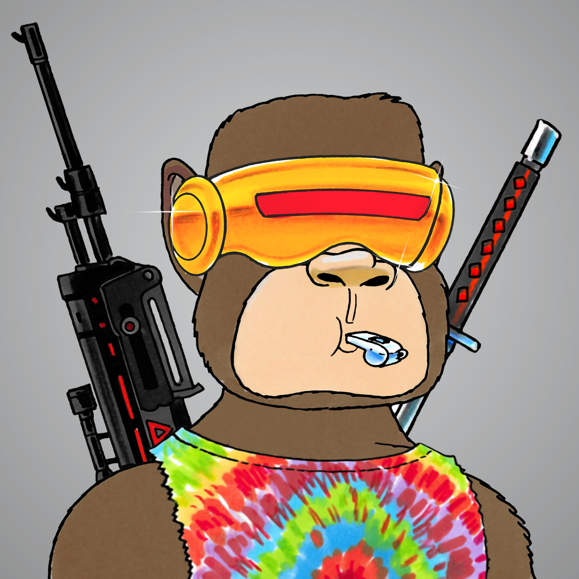 George Trosley - Jungle Freaks - Jungle Freak 6324 - NFT # 6324