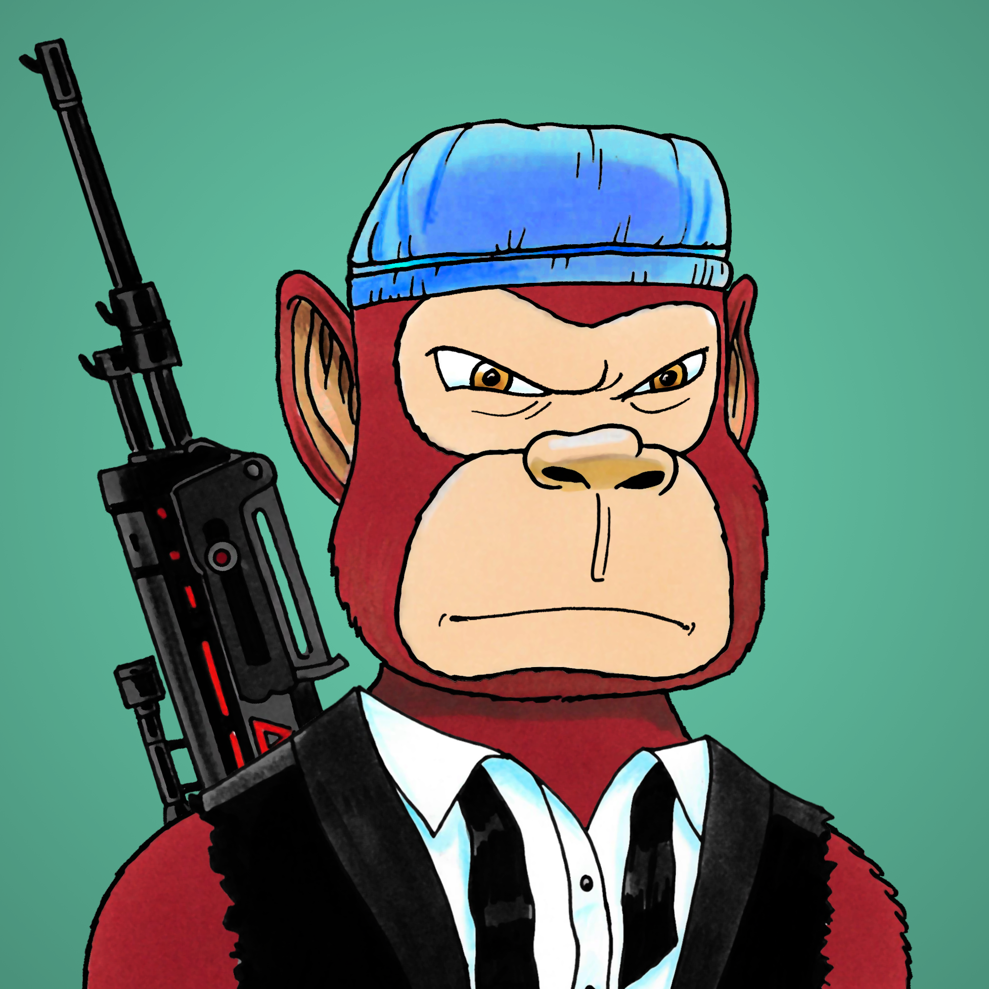 George Trosley - Jungle Freaks - Jungle Freak 6327 - NFT # 6327