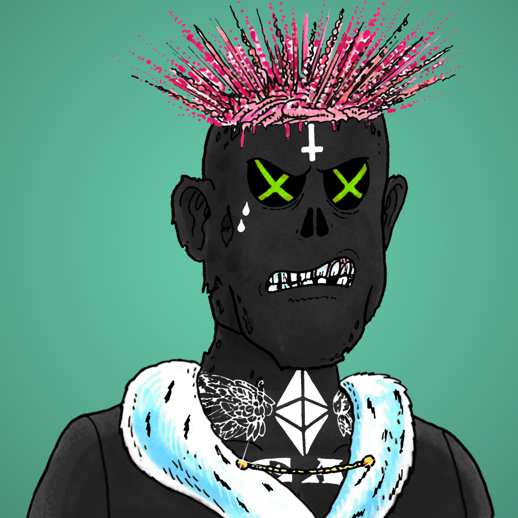 George Trosley - Jungle Freaks - Jungle Freak 633 - NFT # 633