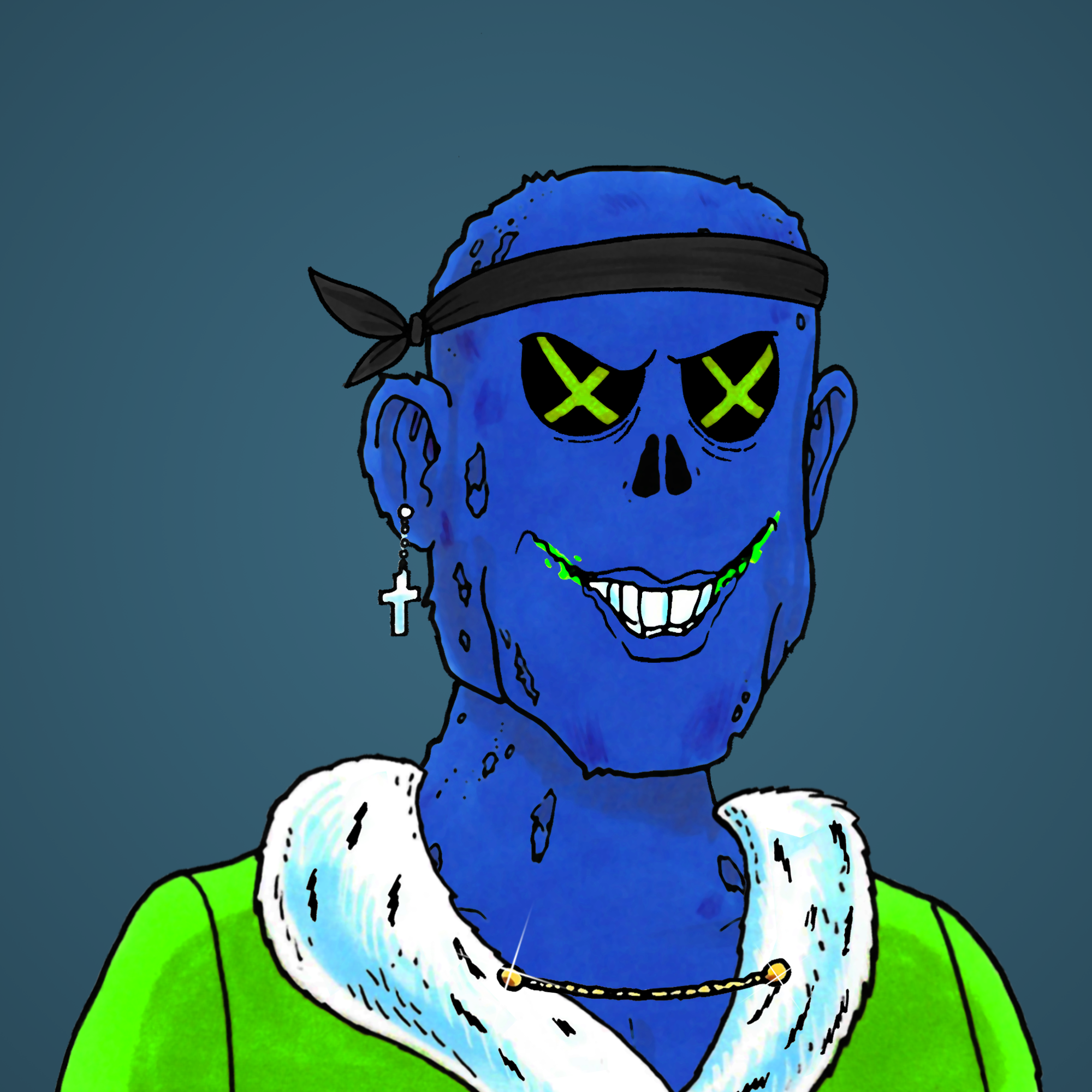 George Trosley - Jungle Freaks - Jungle Freak 6333 - NFT # 6333