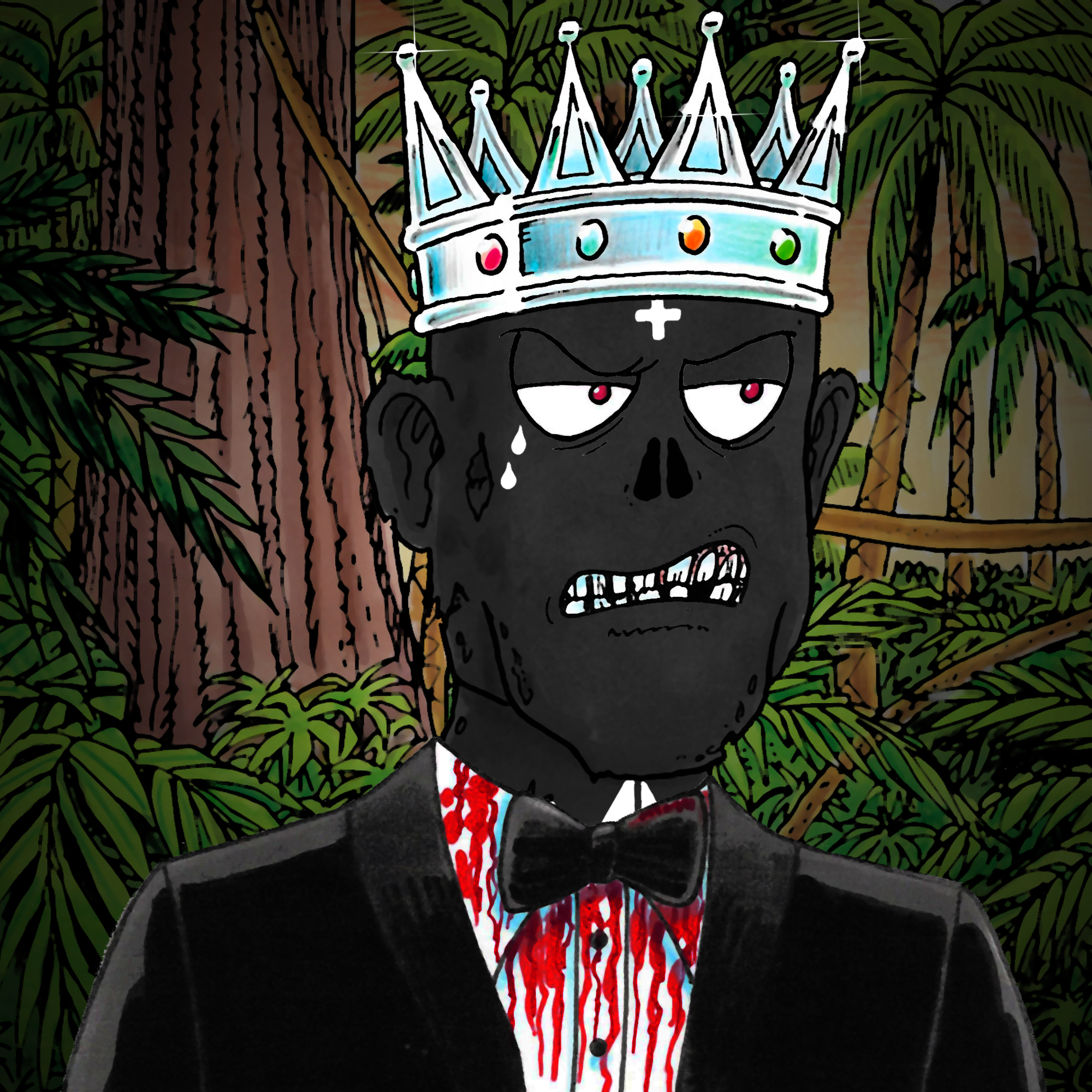 George Trosley - Jungle Freaks - Jungle Freak 6338 - NFT # 6338