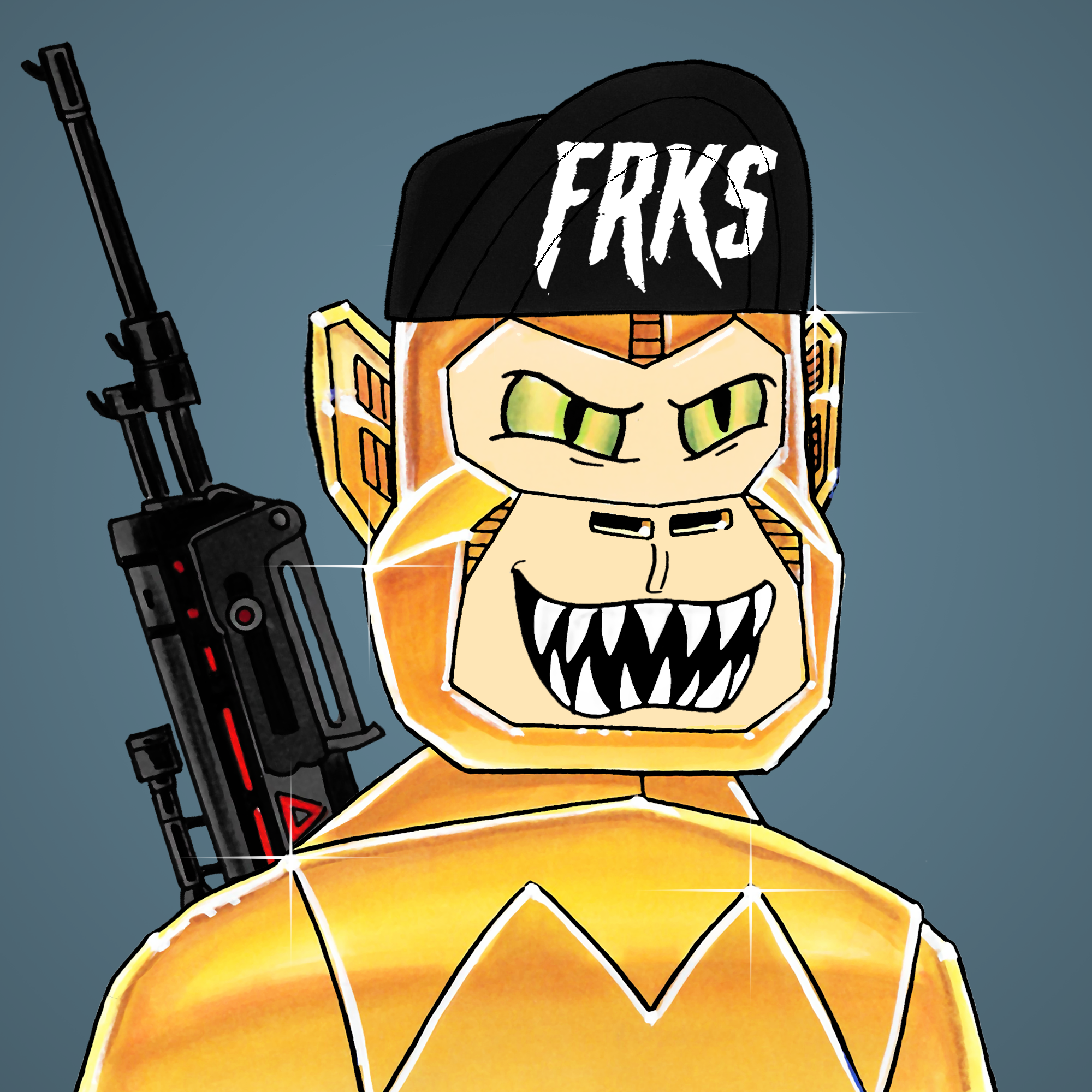 George Trosley - Jungle Freaks - Jungle Freak 6340 - NFT # 6340