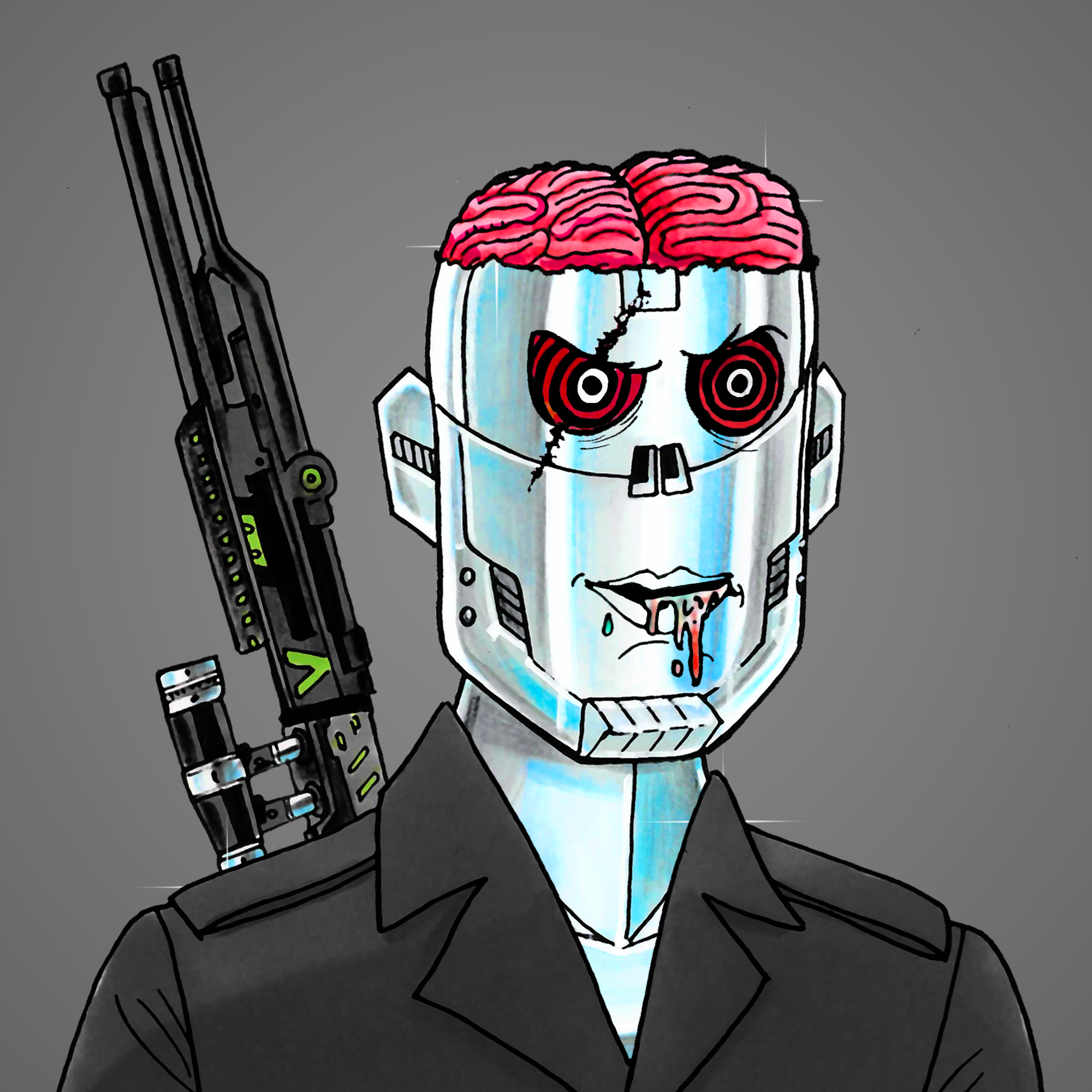 George Trosley - Jungle Freaks - Jungle Freak 6344 - NFT # 6344