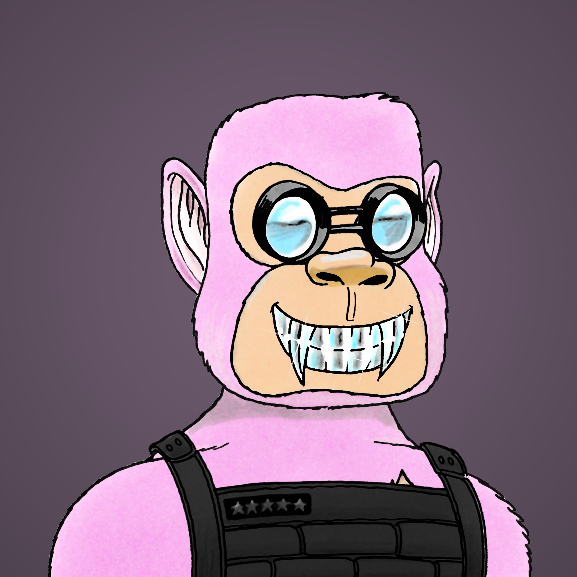 George Trosley - Jungle Freaks - Jungle Freak 6351 - NFT # 6351